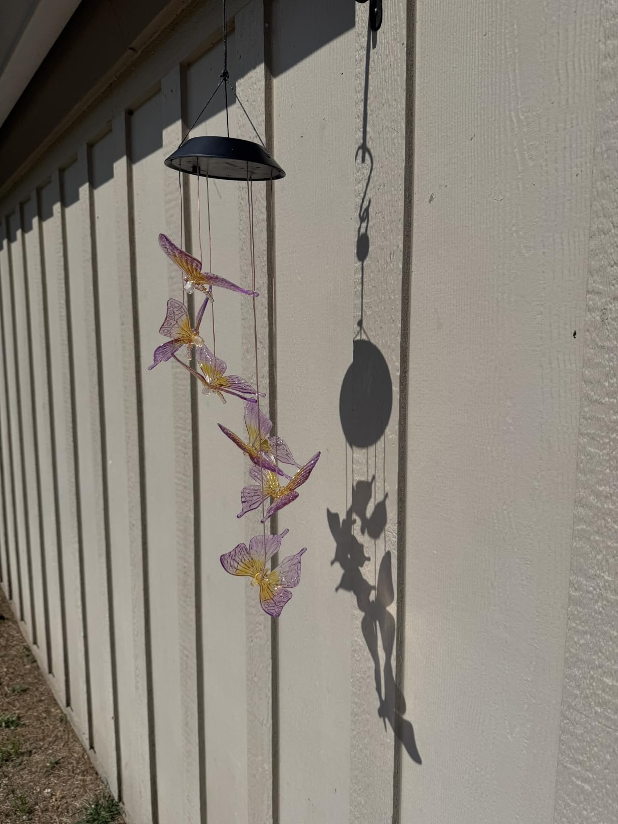 Winzwon Solar Wind Chimes, Christmas Gardening Hummingbird Gifts for Women | Solar Lights Outdoor Decor for Outdoor Garden Patio Yard Porch, Mothers Day Birthday Gifts for Grandma Mom Nana Wife Sister customer photo 2