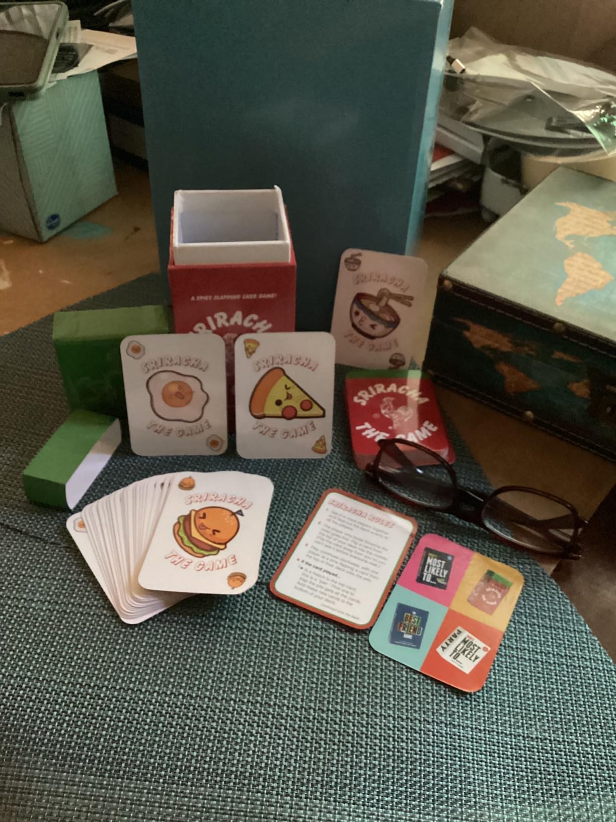 DSS Games Sriracha: The Game [A Spicy Slapping Card Game for The Whole Family | Great for White Elephant Gifts, Stocking Stuffers, Coworkers, Under $20, Ages 7 and Up] customer photo 1