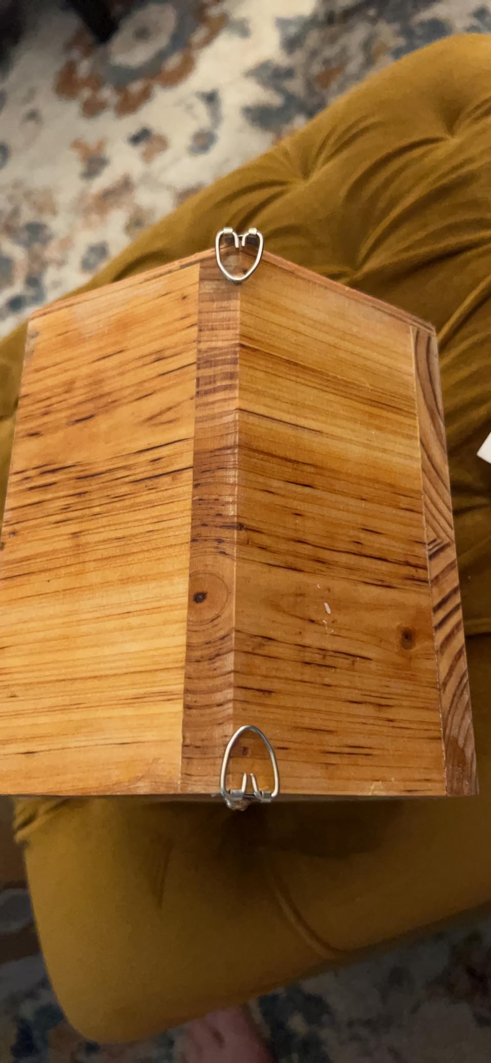 Mason Bee House - Handmade Natural Wooden Bee Hive Coated with Wax for Water-Proof and Long Service Life - Attracts Peaceful Bee Pollinators to Your Garden customer photo 1