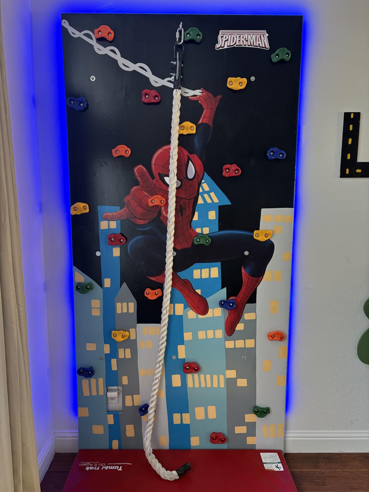 RoomMates Marvel Ultimate Spider-Man Giant Peel and Stick Wall Decals by RoomMates, RMK4831GM, Red, Blue, Yellow customer photo 1