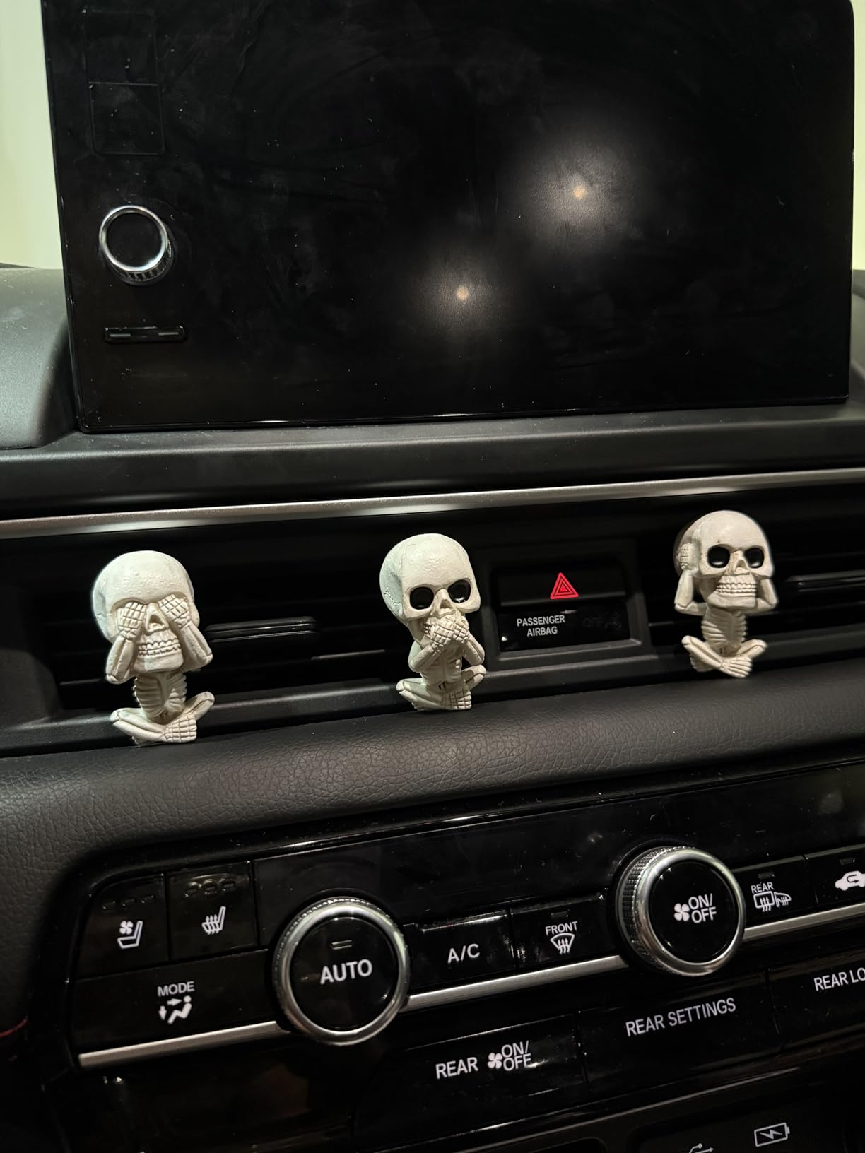 Skull Decor Car Air Freshener Vent Clips Goth Halloween Decorations Gifts customer photo 2