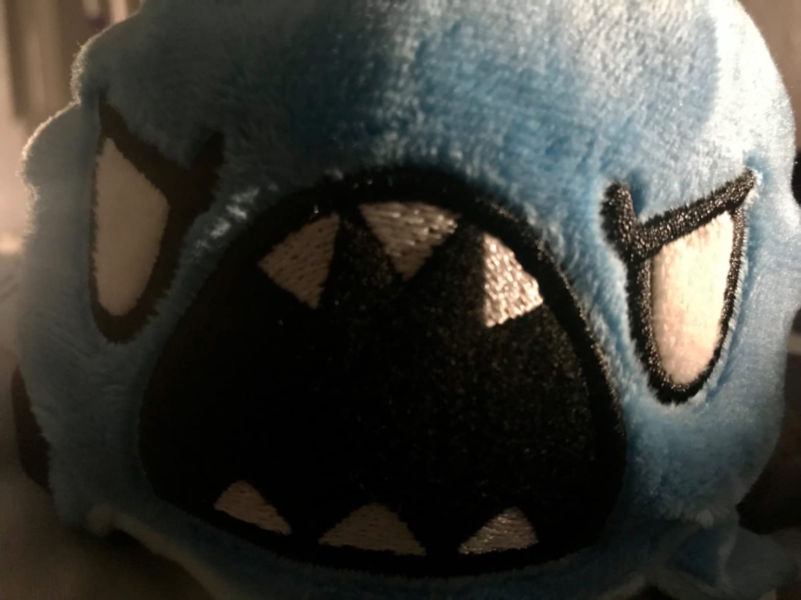 TeeTurtle - The Original Reversible Shark + Narwhal Plushie - Gray + Rainbow - Cute Sensory Fidget Stuffed Animals That Show Your Mood 4.5 inch customer photo 1