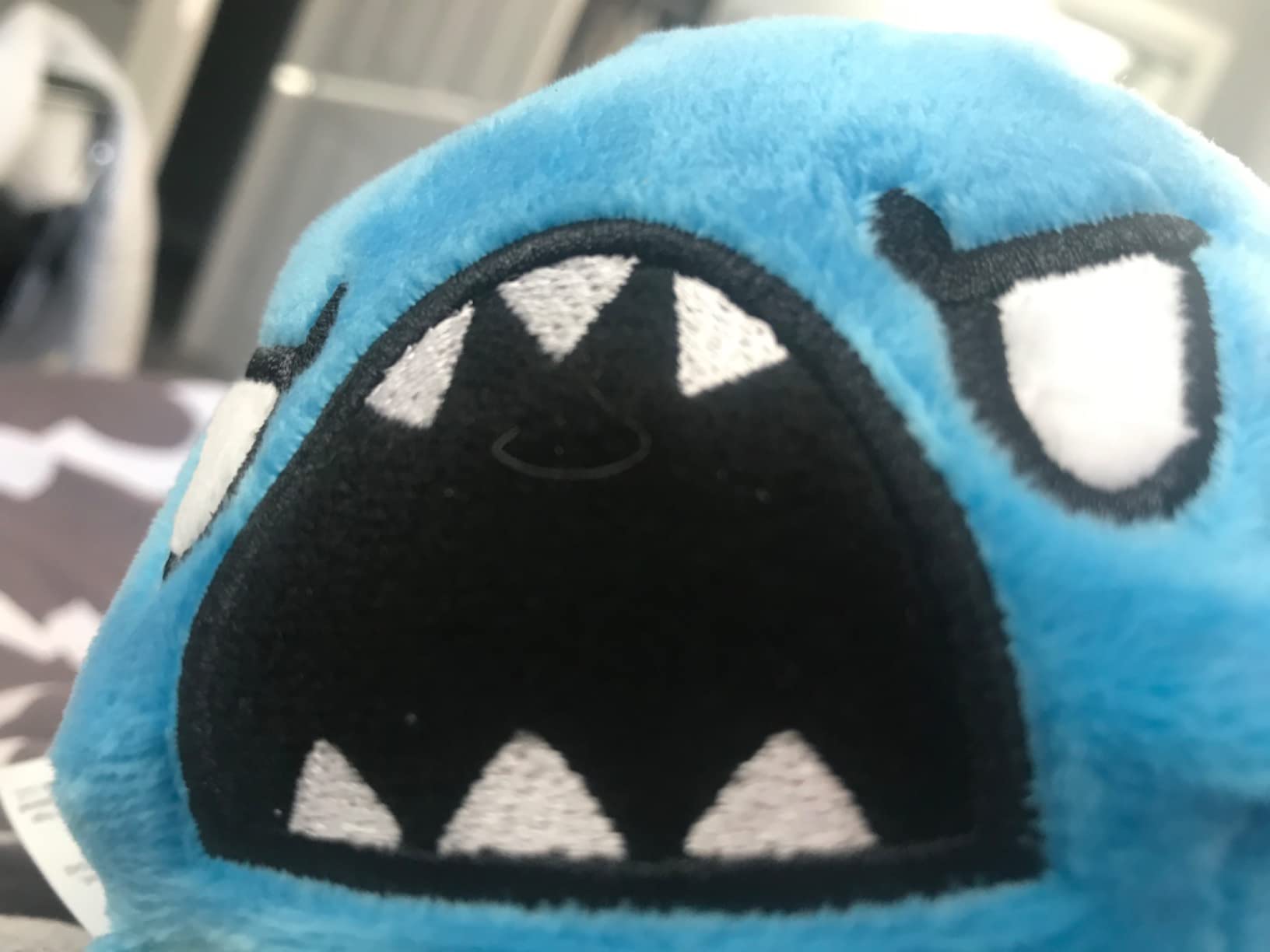 TeeTurtle - The Original Reversible Shark + Narwhal Plushie - Gray + Rainbow - Cute Sensory Fidget Stuffed Animals That Show Your Mood 4.5 inch customer photo 2