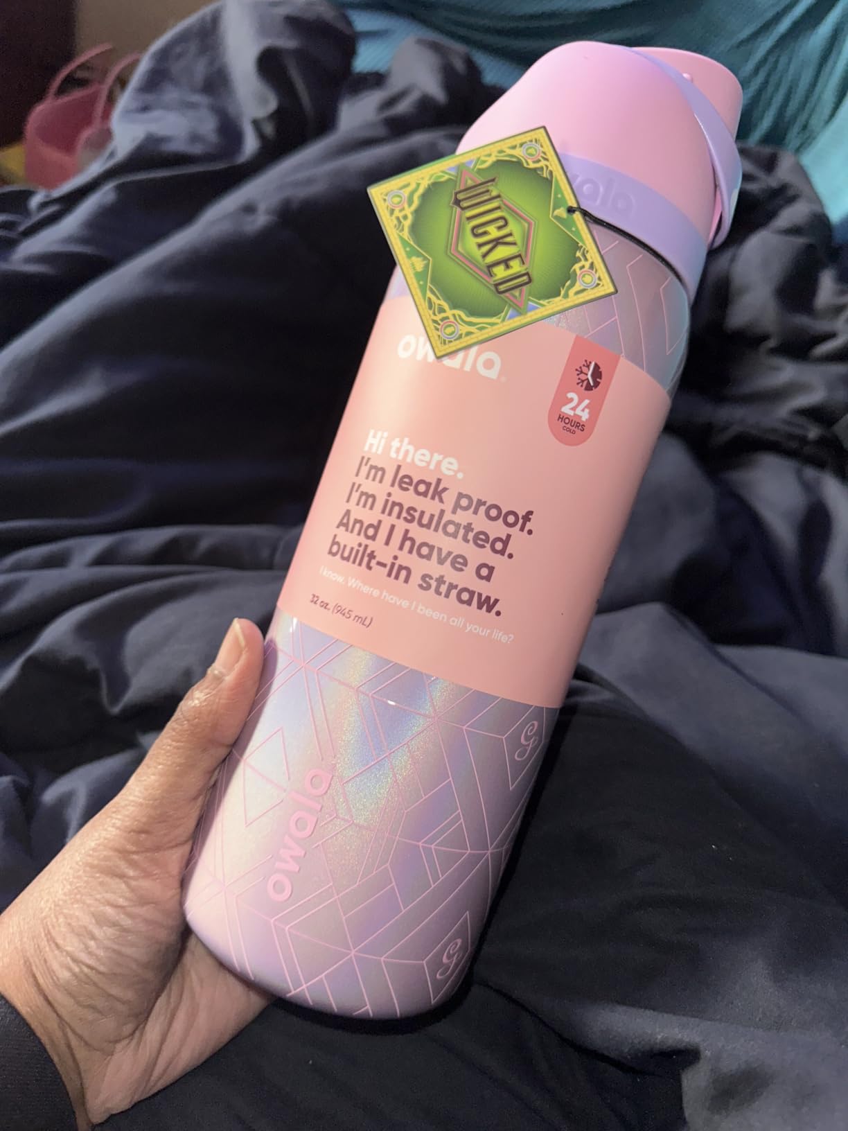 Owala Harry Potter FreeSip Stainless Steel Water Bottle 24 oz Gryffindor customer photo 1