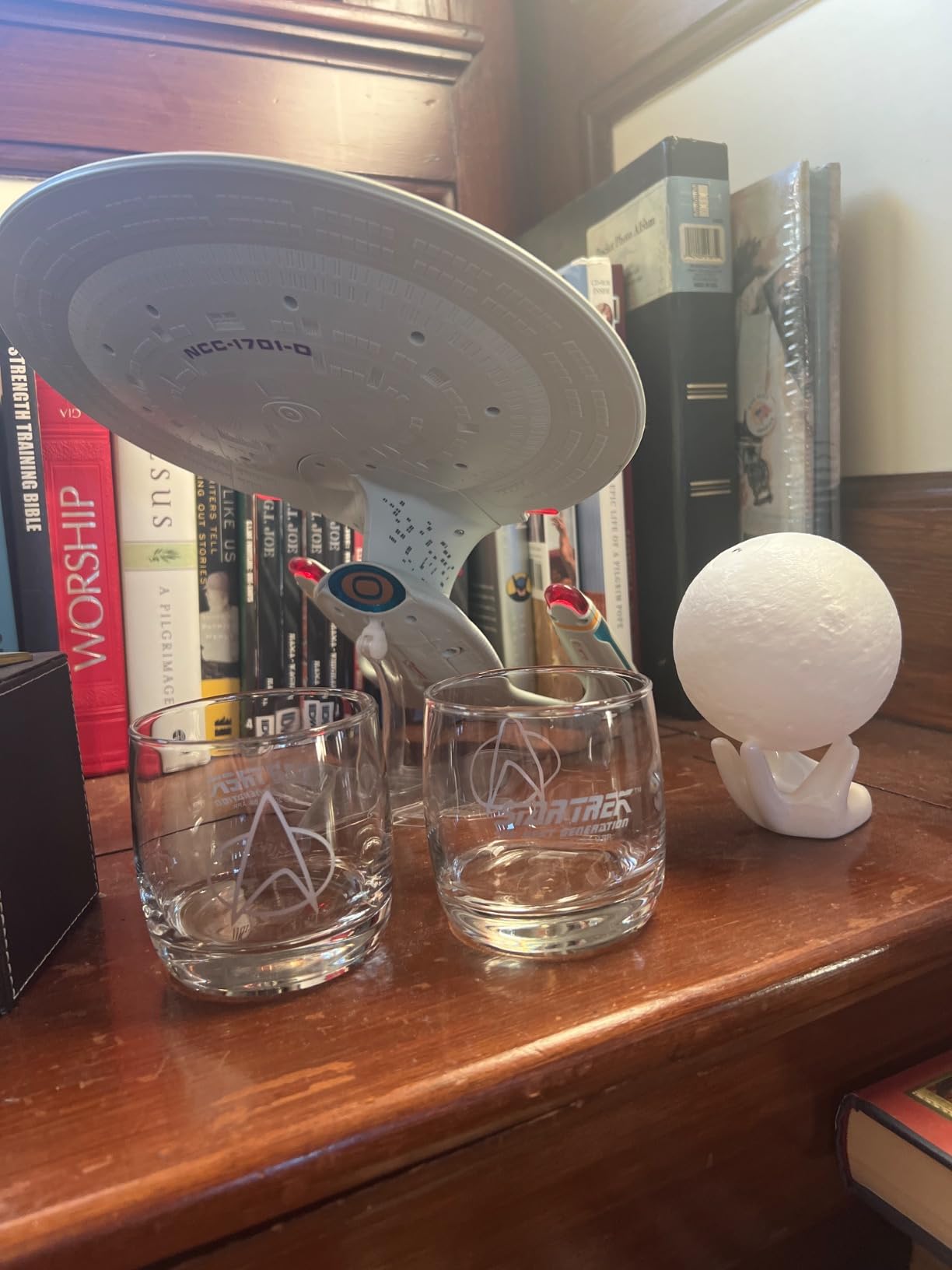 Star Trek: The Next Generation - Collectible Whiskey Glasses - Set of 2 Glasses (10 oz.) customer photo 2