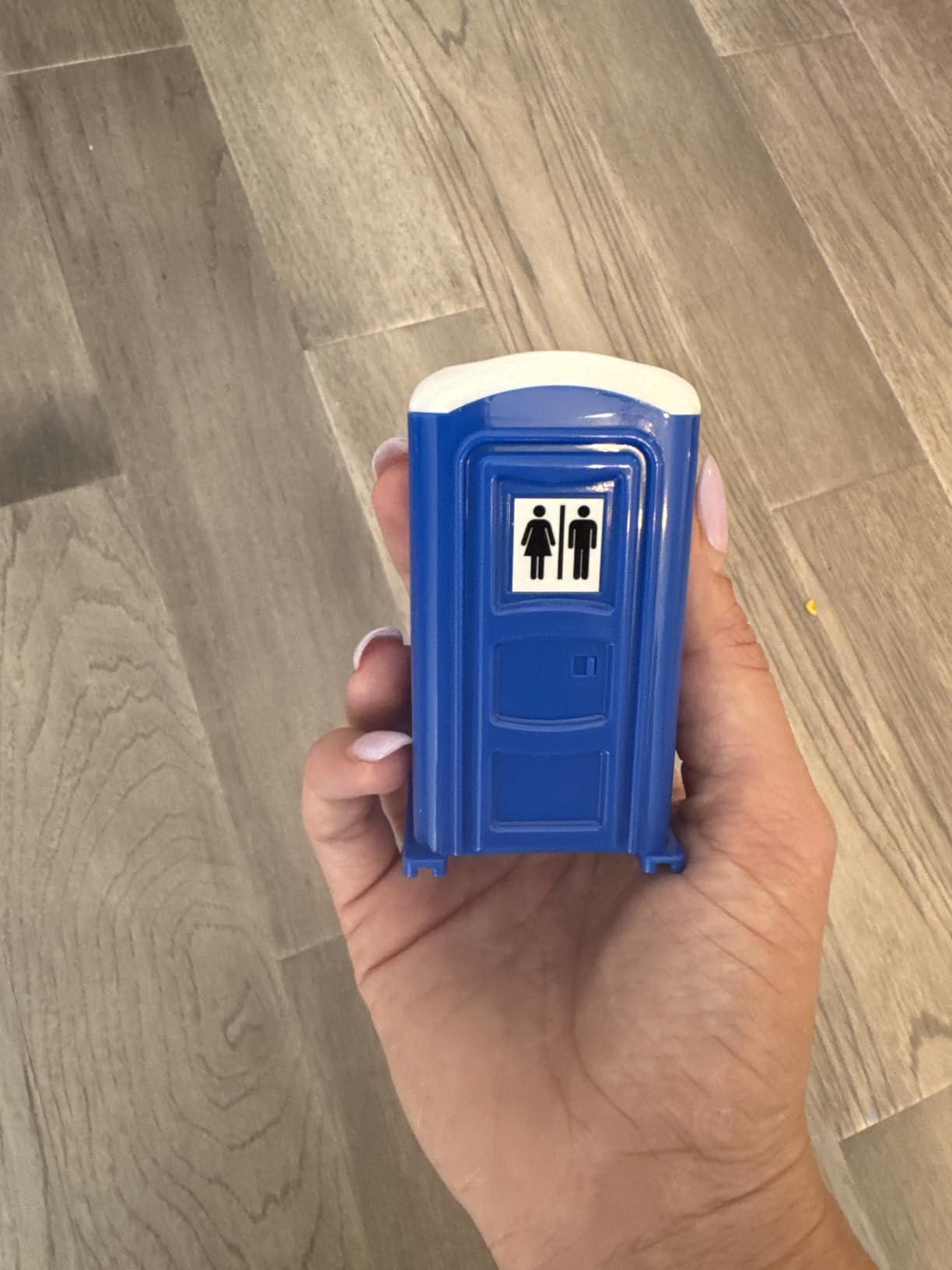 Funwares Porta Potty Shot Glasses, Set of 2, 2 oz Novelty Gag Gift for Men | Toilet-Shaped Humor, Durable Scratch-Resistant Plastic, White Elephant, Secret Santa & Shot Glass Collector Favorite customer photo 1