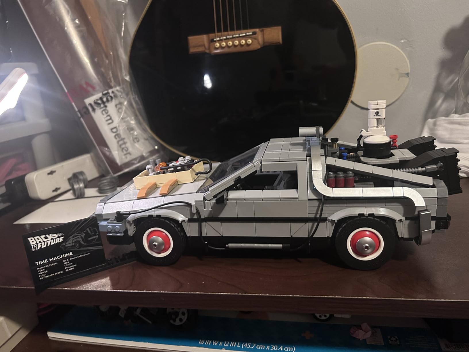 LEGO Icons Back to the Future Time Machine 10300, Model Car Building Kit Based on the Delorean from the Iconic Movie, Perfect Build for Teens and Adults Who Love to Create customer photo 2