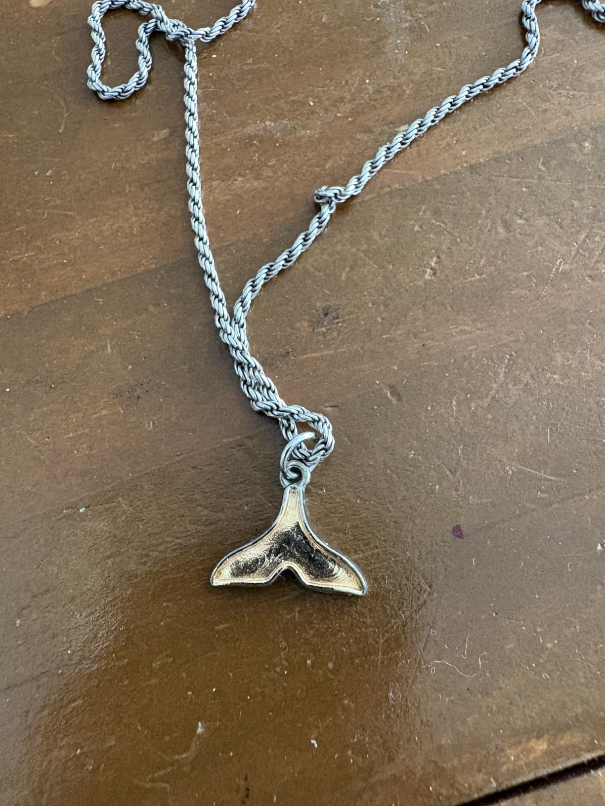 Whale Tail Necklace - Dolphin Lovers Gift With Message Card - Blue Whale Gift for Women customer photo 2
