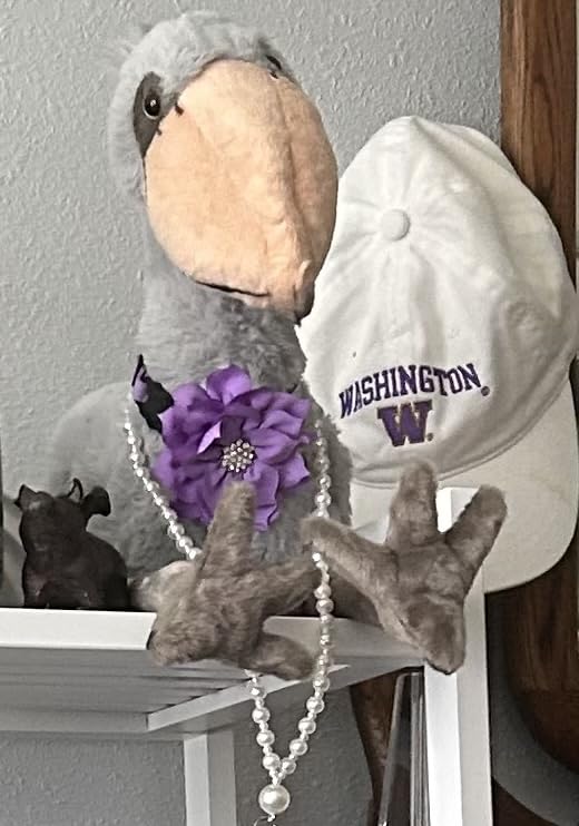 Shoebill Stuffed Animals - Cute 15inch Gray Shoebill Plush Toys, Cute Toys Real Shoebill Plushie Toy Home Decoration, Unique Plush Gift Collection for Kids customer photo 1