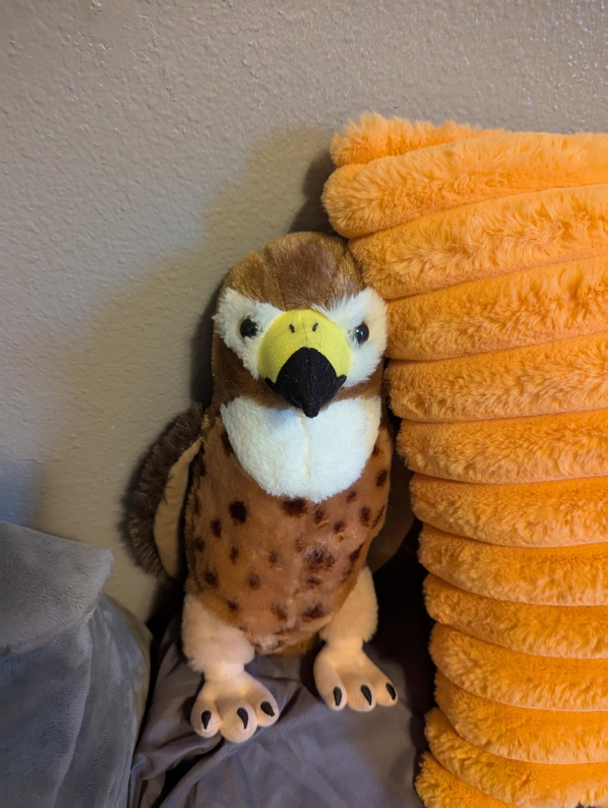 The Petting Zoo Red Tailed Hawk Stuffed Animal Plushie, Wild Onez, 12 in customer photo 1