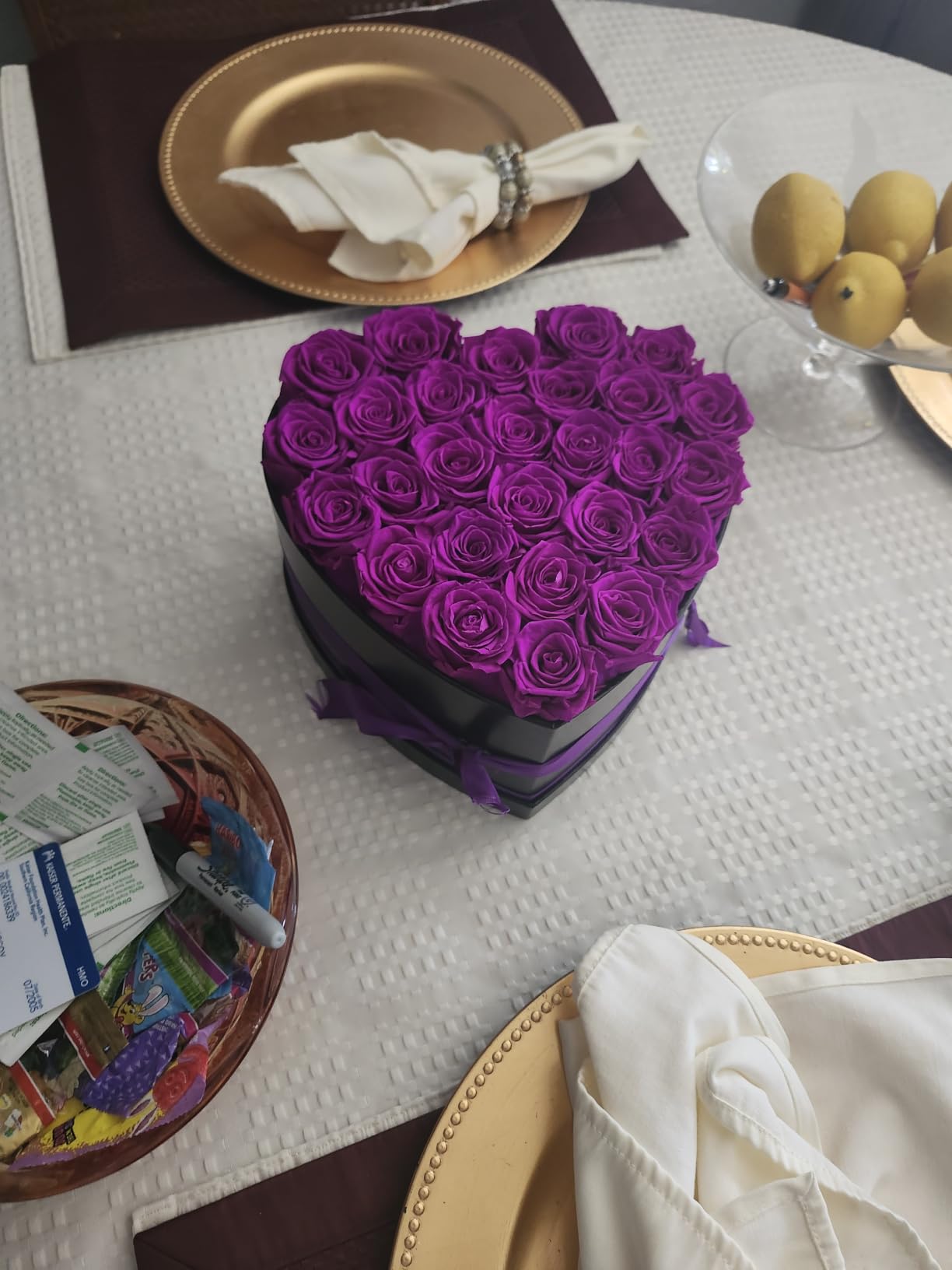 GLAMOUR BOUTIQUE 16 Flower Forever Heart Shape Box, for Mom, Eternal Preserved Roses Gifts for Her, Flowers Bouquet, for Birthday, Anniversary, Girlfriend - Red customer photo 1