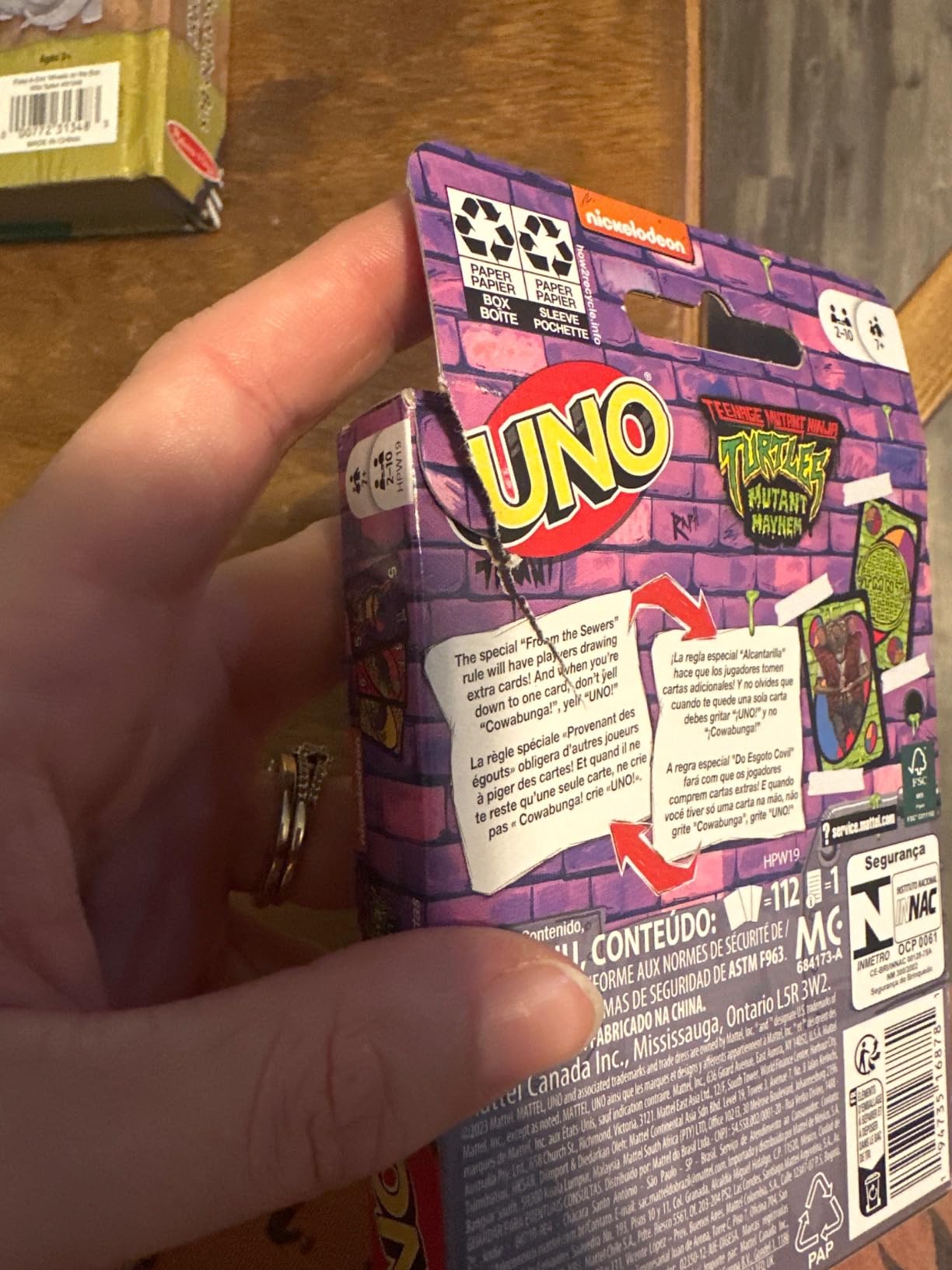 Mattel Games UNO Teenage Mutant Ninja Turtles Mutant Mayhem Card Game customer photo 1