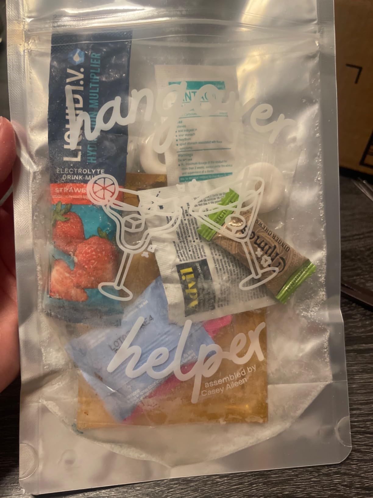 Hangover Kit (1 Pack) Pre Filled Party Favors, Goodie Bags, Gift for Bachelorette, Wedding customer photo 1