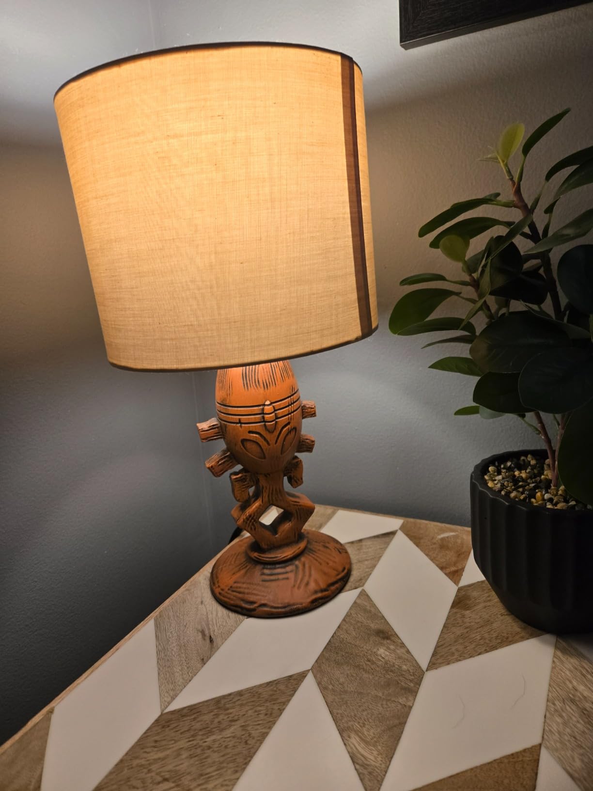 Star Trek: The Next Generation Horga'hn Desk Lamp | Mood Light for Nightstand Table | 14 Inches Tall customer photo 2