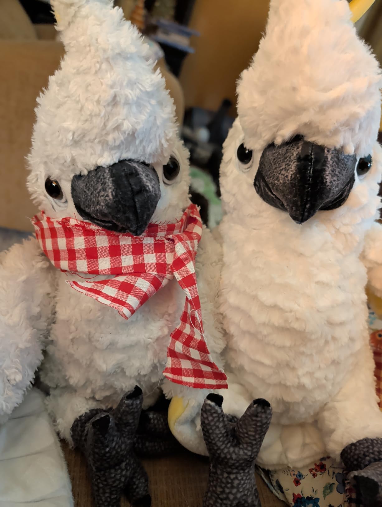 Wild Republic Artist Collection Sulphur Crested Cockatoo Stuffed Animal - 15