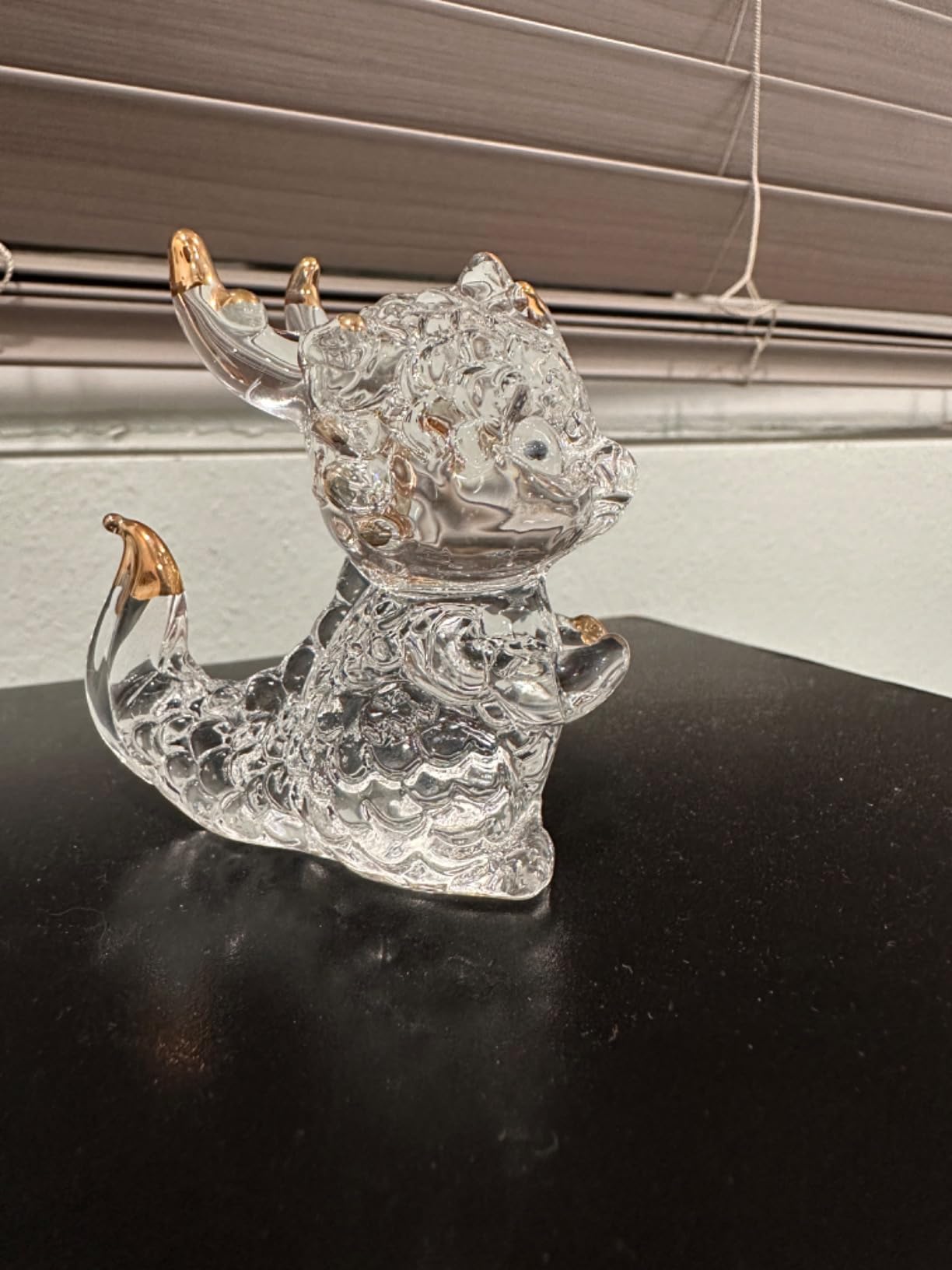 2.8inch Crystal Hippo Figurines Collectibles Glass Animal Gifts For Women | Art Glass, Hippopotamus Statue, Glass Animal Paperweight Ornament For Home Table Whimsical Decor customer photo 2