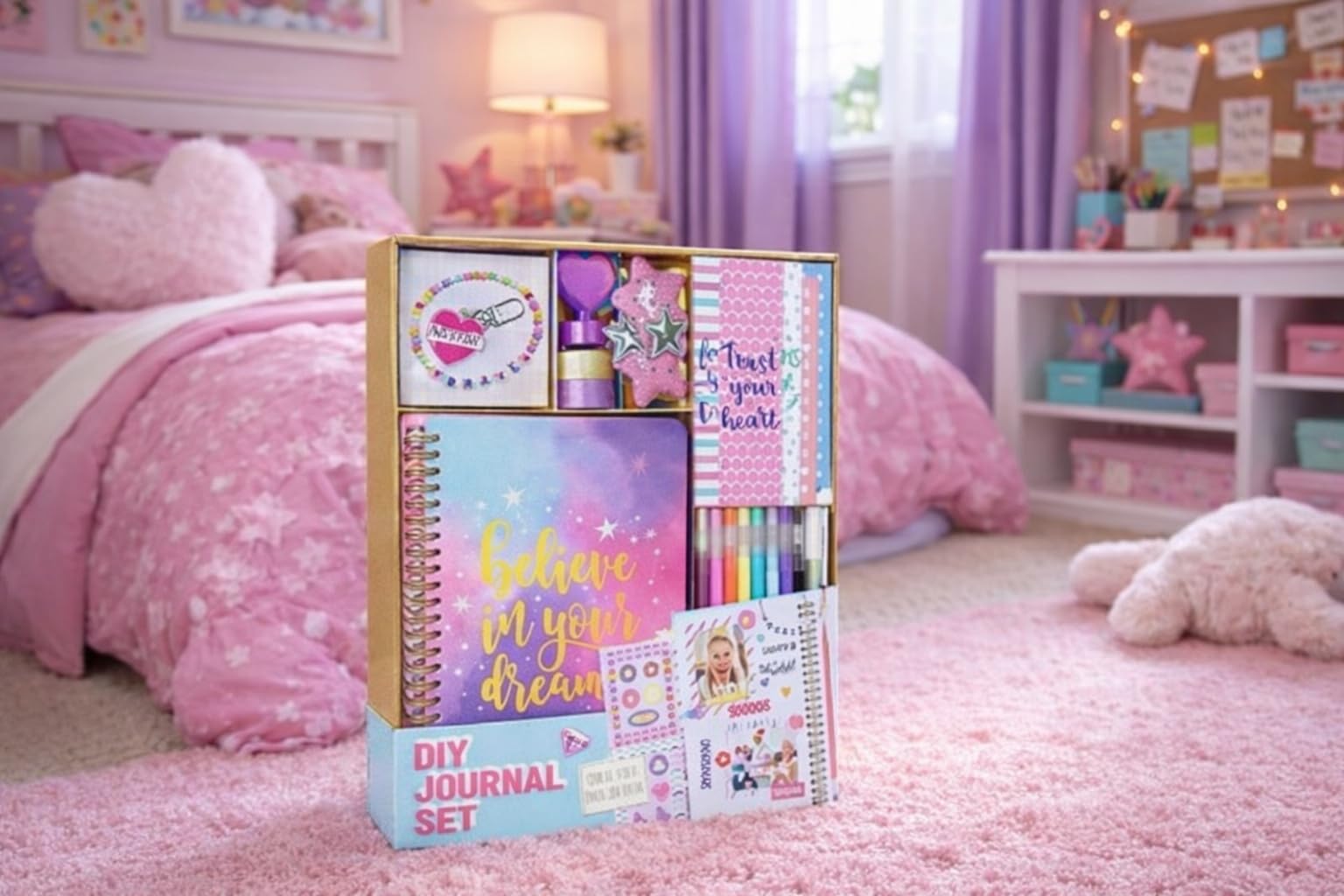 Nollh DIY Journal Kit for Girls Scrapbook Gifts for 8-12 Year Old Girl customer photo 1