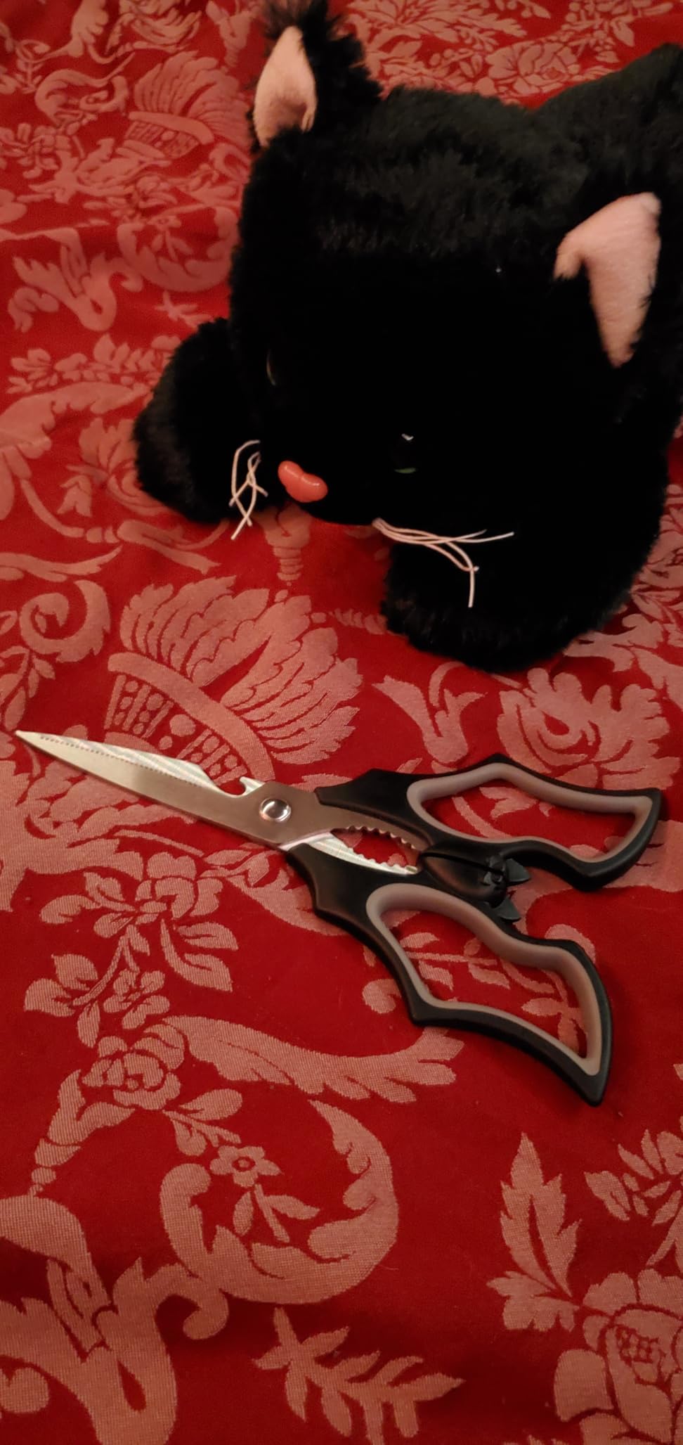 OTOTO Original Elizabat Kitchen Scissors - Halloween Goth Cute Bat Kitchen Shears, Gothic Scissors Utensils customer photo 1