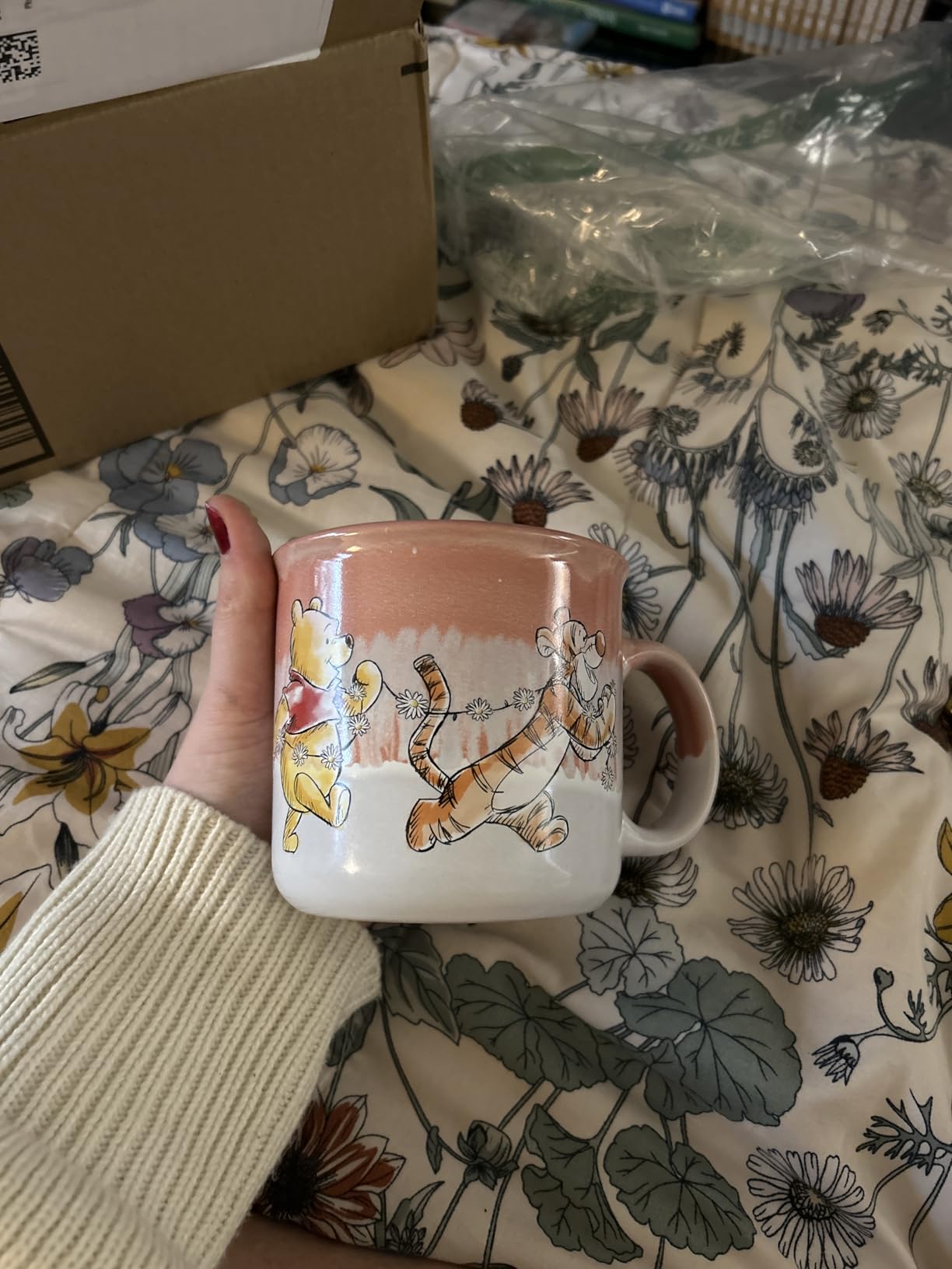 Silver Buffalo Disney Nightmare Before Christmas, Ceramic Camper Mug, 20oz | Jack Skellington, Mystic Opulence, Reactive Glaze, 0.59 Liters customer photo 2