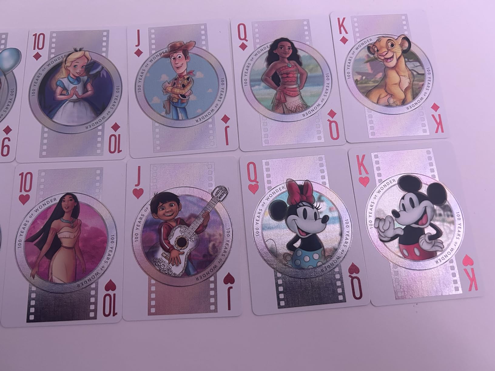 Bicycle Disney Limited Edition 100 Year Anniversary Playing Cards - Holographic Foil - Features 20+ Iconic Disney Characters customer photo 1