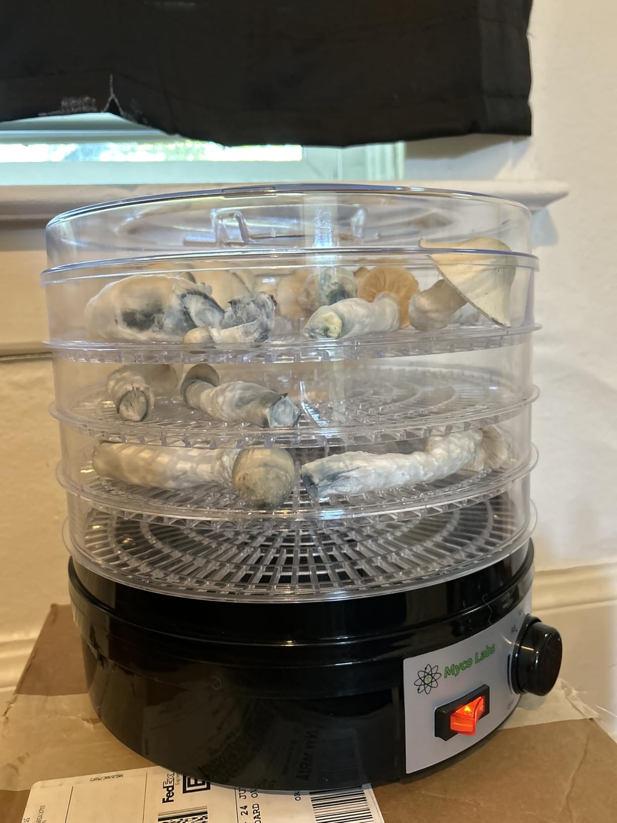 Myco Labs 350 Watt Mushroom Dehydrator with Adjustable Temperature Control and Extra Tall Trays customer photo 2