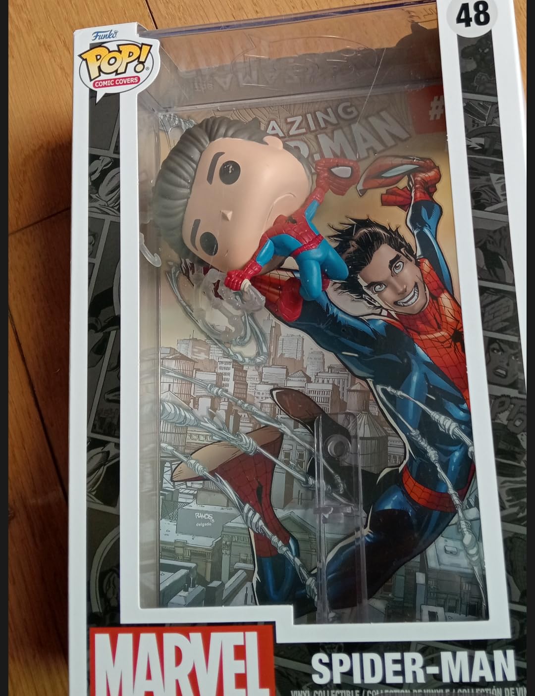POP! Comic Cover: Amazing Spider-Man No. 1 - Spider-Man | Official Owned IP Merch - Collectable Vinyl Figurine for Shelf Display - Birthday Gift Idea for Fans and Collectors customer photo 1
