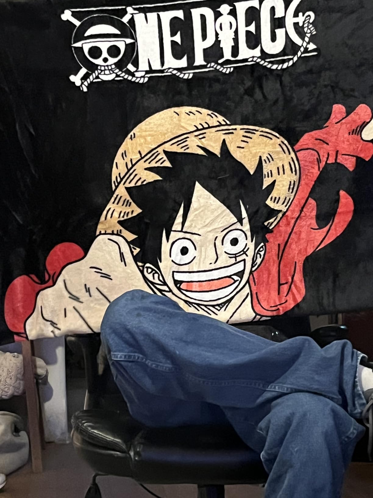 One Piece Fleece Throw Blanket Soft Cozy Anime Blanket for Bed or Couch Travel Gifts for Teens Boys Girls Fans Manga Luffy Room Decor Bedspread Sofa Accessory 51