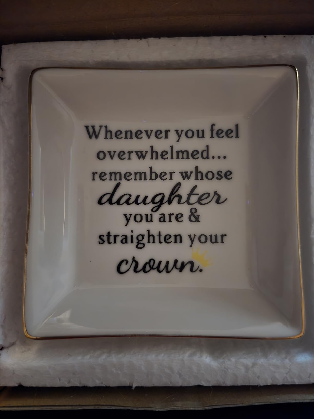 Piudee Step Mom Gifts for Bonus Mom Jewelry Dish Ring Dish Tray for Mother in Law Birthday Christmas Valentines for Stepmom Bonus Mom - Thank You for Loving Me As Your Own customer photo 2
