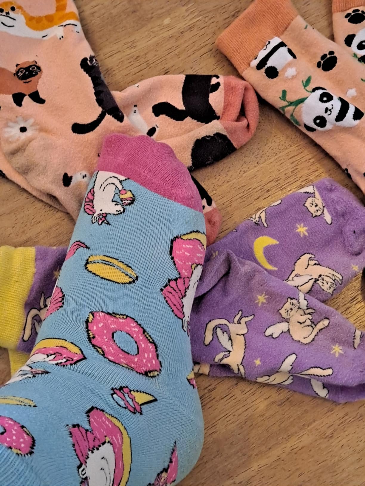 GLCMXMART Fun Socks for Women, Novelty Funny Crazy Cool funky Socks, Food Animal Cute Gifts for Women Girl customer photo 1