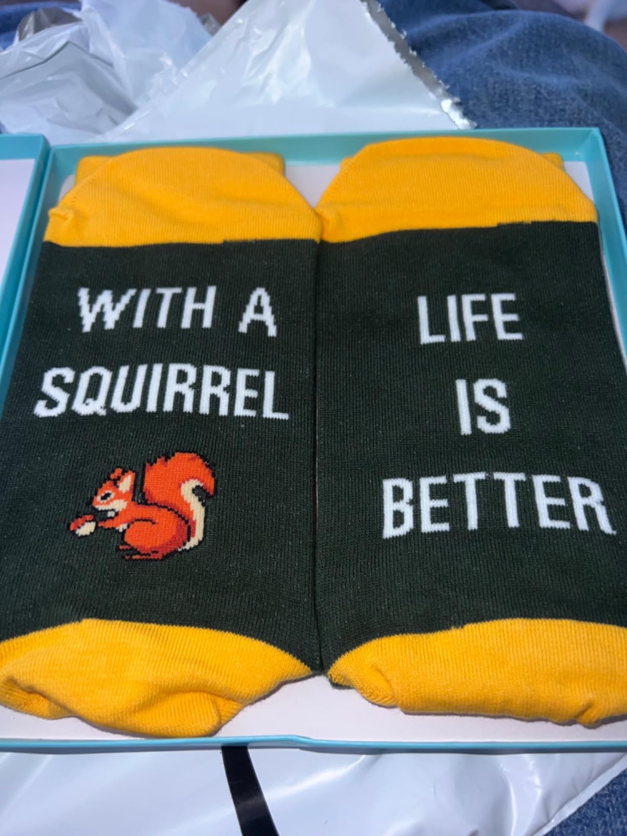Funny Animal Socks for Men & Women - Novelty Animal Lover Gift for Teens customer photo 2