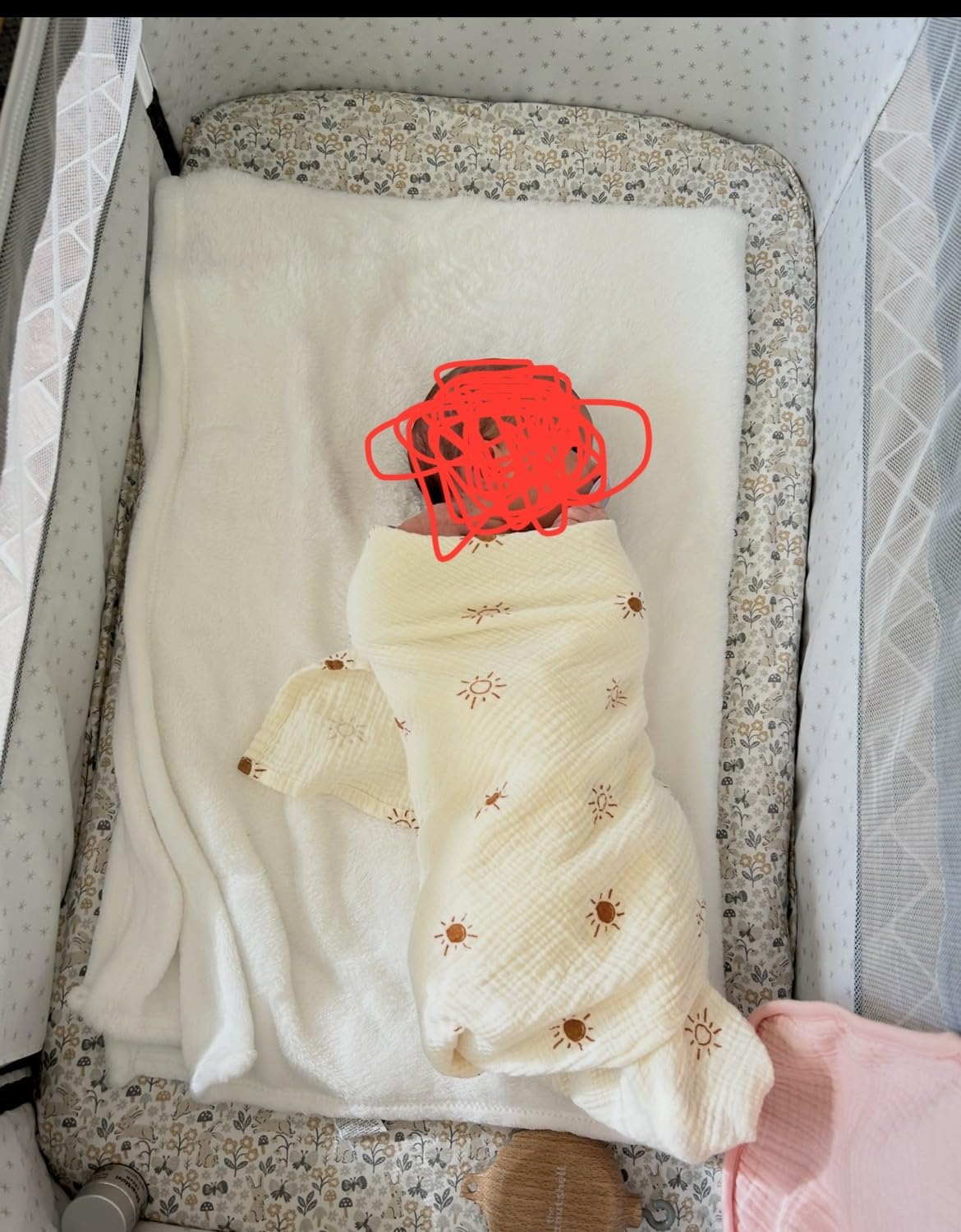 Muslin Swaddle Blankets for Newborn, 3 Pack Breathable Soft Receiving Blanket, Large 38 x 40 inches Swaddle Wrap Burping Clothes, Essentials Infant Shower Items, Toddler Gift (Bright Colors) customer photo 1