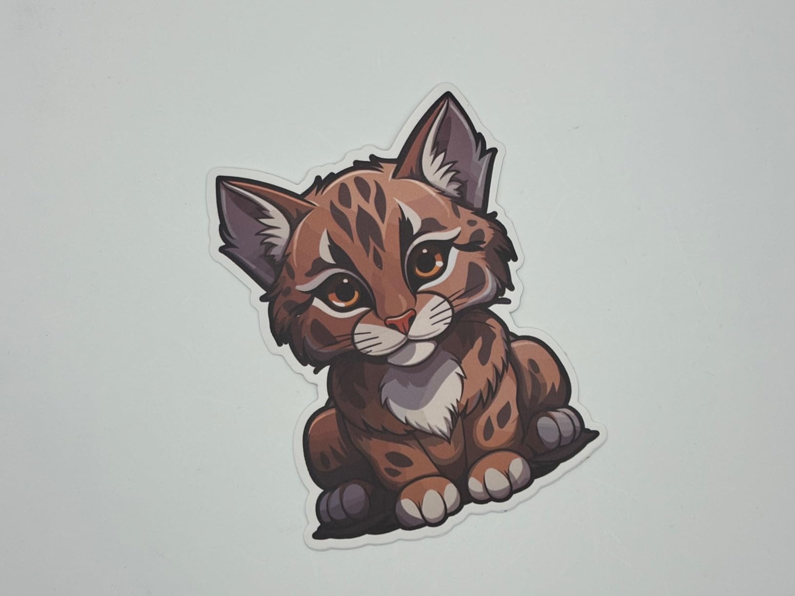 Bobcat Sticker 4 Inch Waterproof Vinyl Decal | Great for laptops, water bottles, tumblers, phone cases & notebooks customer photo 1