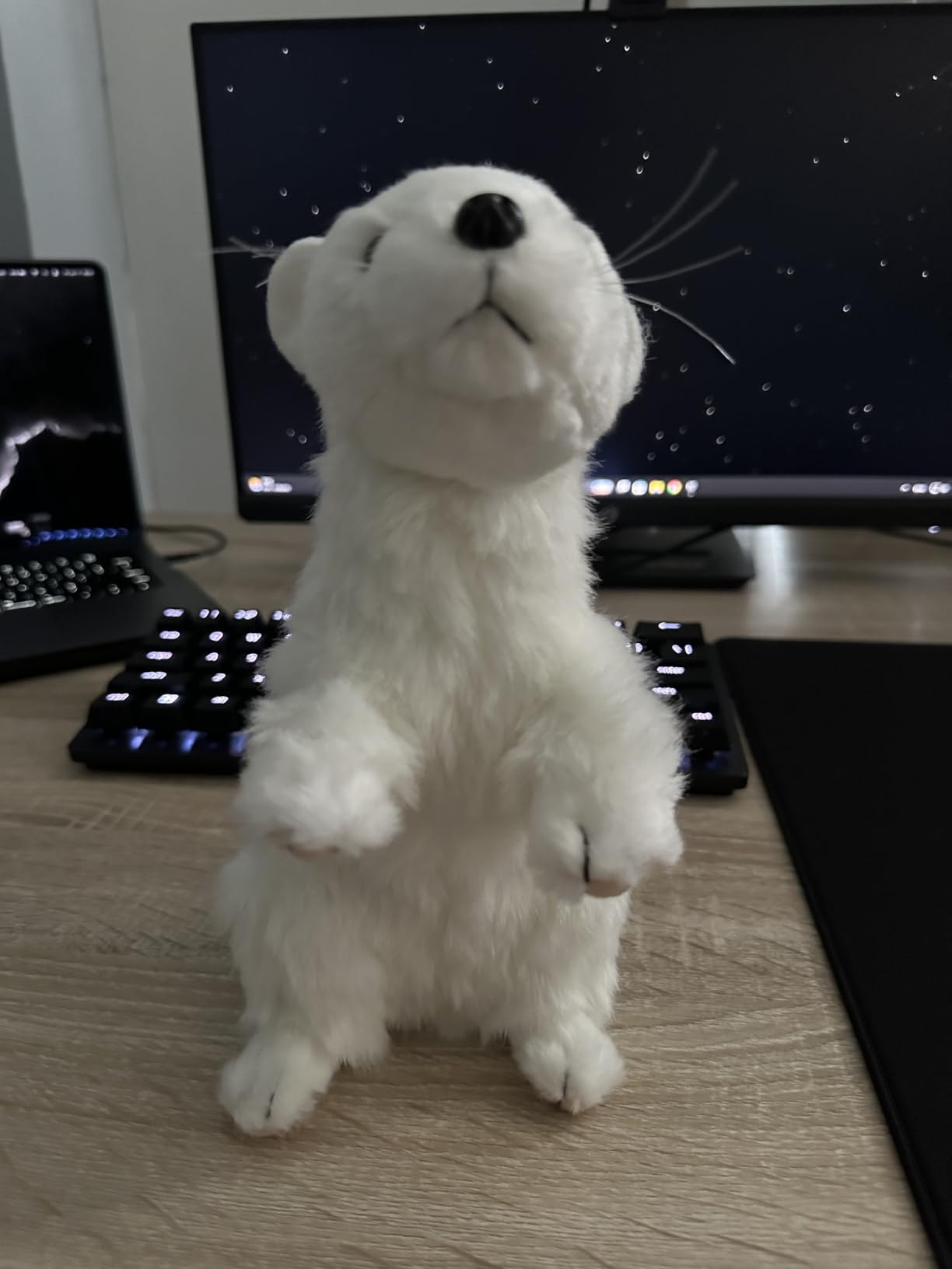 Ferret Stuffed Animal Cute Stoat Plush Meerkat Stuffed Animal Home Decor customer photo 1