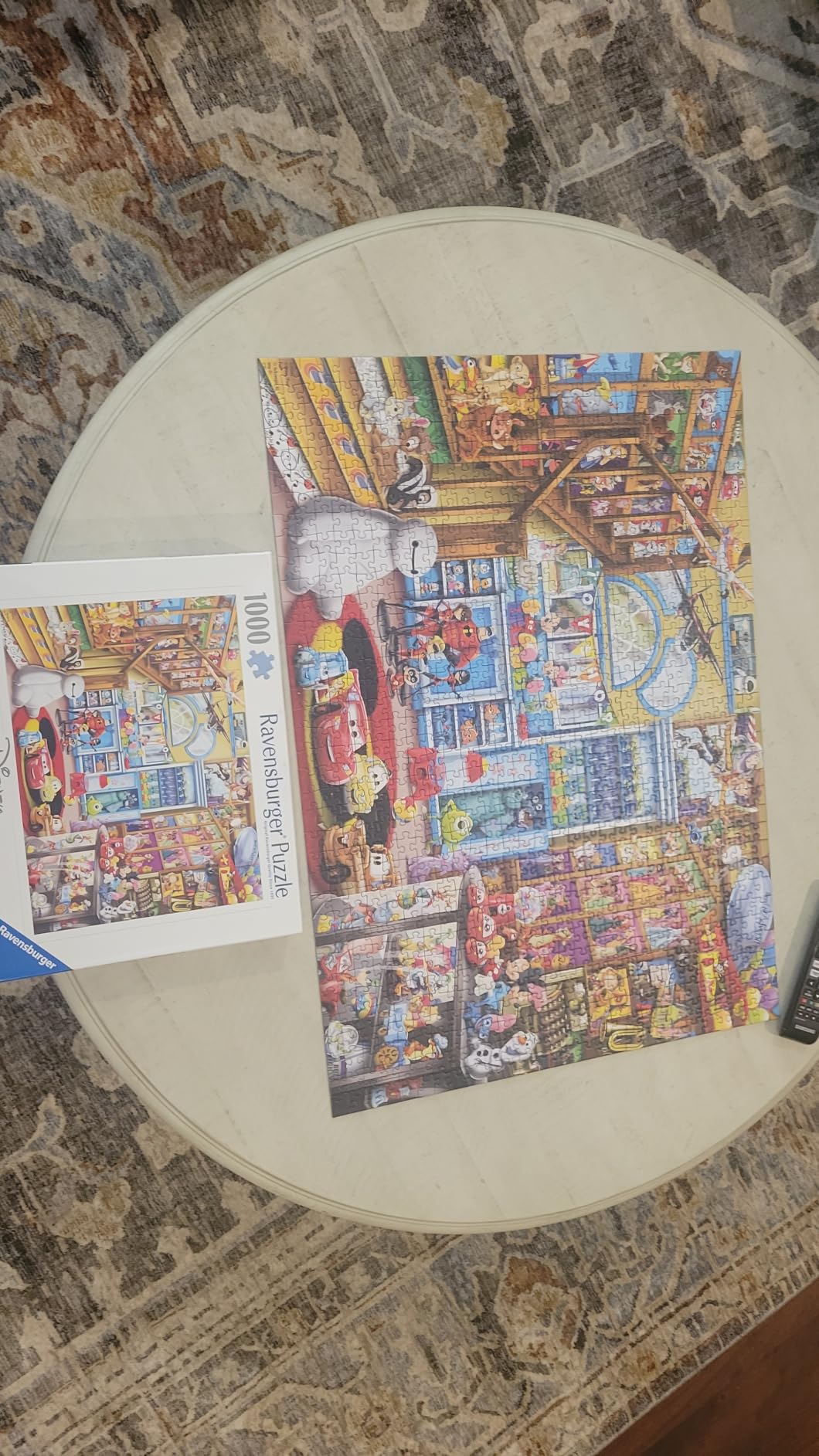 Ravensburger - Disney & Pixar - 1000 Piece Jigsaw Puzzle - Stunning, Vivid Imagery of Favorites Mickey Mouse, Olaf & More - Toy Shop Scene - Ideal Gift - Frameable Art- Puzzles for Adults customer photo 1