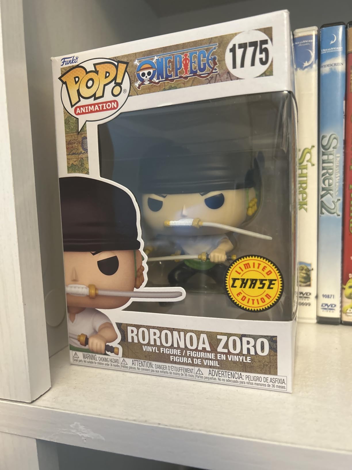 Funko POP! Animation: One Piece - Zoro - 1 in 6 Chance of Rare Chase | Official Anime Merch - Collectable Vinyl Figurine for Shelf Display - Birthday Gift Idea for Fans and Collectors customer photo 2