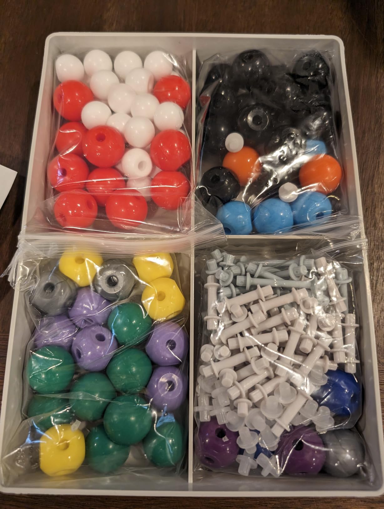 Molecular Model Kit, 240 Pcs Organic Chemistry Structure Set | Includes with 86 atoms and 154 bonds, Build Molecular Structures, Visualize Organic Molecules, High School & College customer photo 2