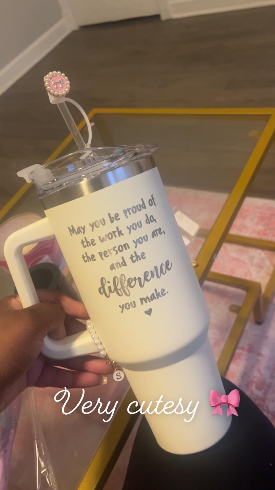 AXIARA Thank You Gifts for Women - 20 oz Stainless Steel Tumbler customer photo 1