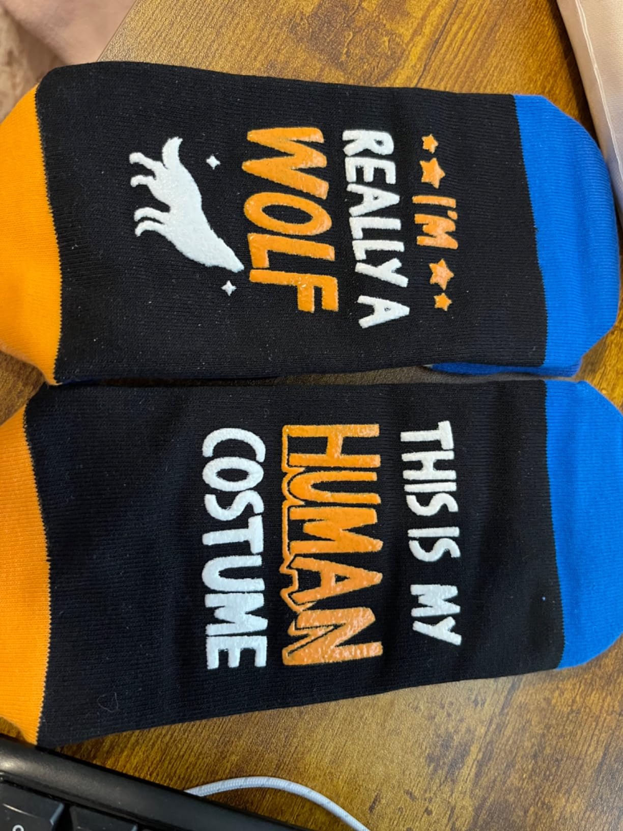 HAPPYPOP Funny Wildlife Socks for Women & Men - Wild Animal Lover Gift | Tiger Wolf Moose Leopard Bear Designs, Wildlife Lover Gift Idea, Funny Animal Socks, Nature Inspired Crew Socks for Men Women customer photo 1