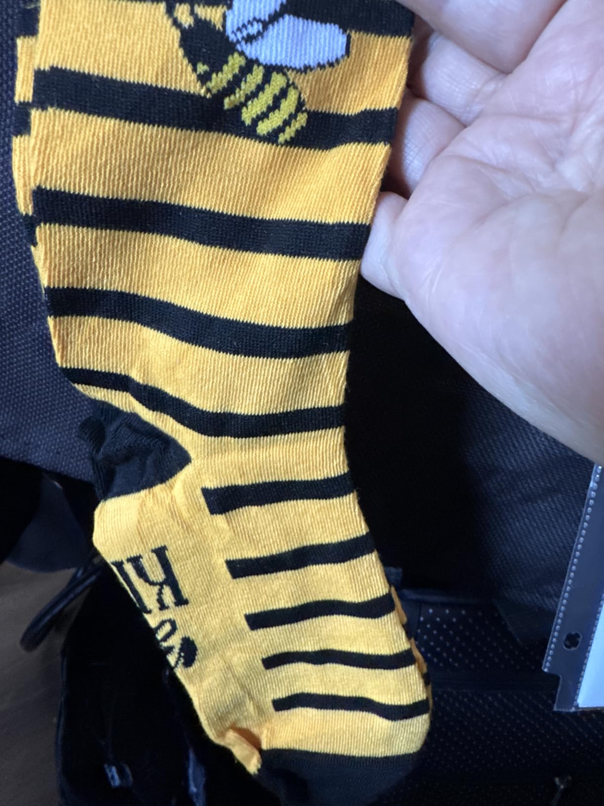 10 Pairs Women Funny Bee Socks Novelty Cute Bee Patterned Crew Socks Gift for Honeybee Lover Birthday Holidays customer photo 1