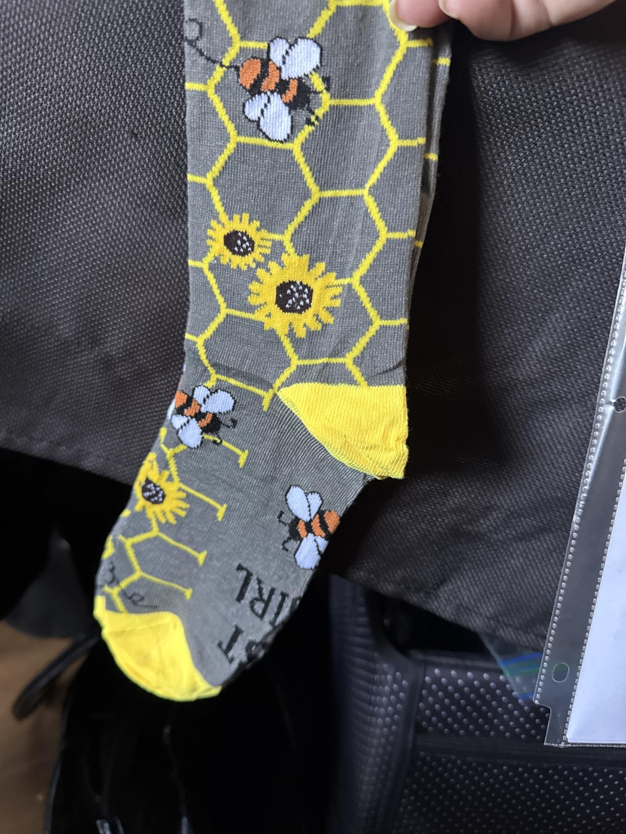 10 Pairs Women Funny Bee Socks Novelty Cute Bee Patterned Crew Socks Gift for Honeybee Lover Birthday Holidays customer photo 2