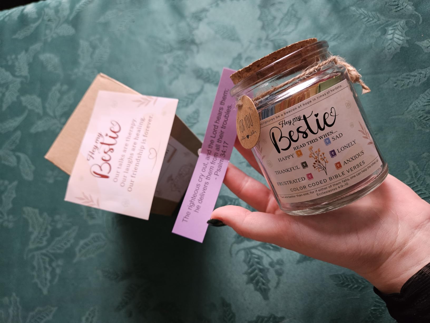 Read This When Bible Verses Jar - Birthday Gifts for Women, Christian Gifts for Women, Graduations Gift for Her customer photo 2