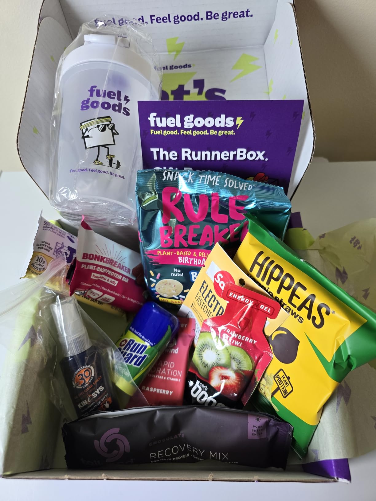 The RunnerBox by Fuel Goods - Best Running Gift Box for Women and Men, 10-12 Runner Essentials for Training, Recovery, and Race Day; Marathon Gifts customer photo 1