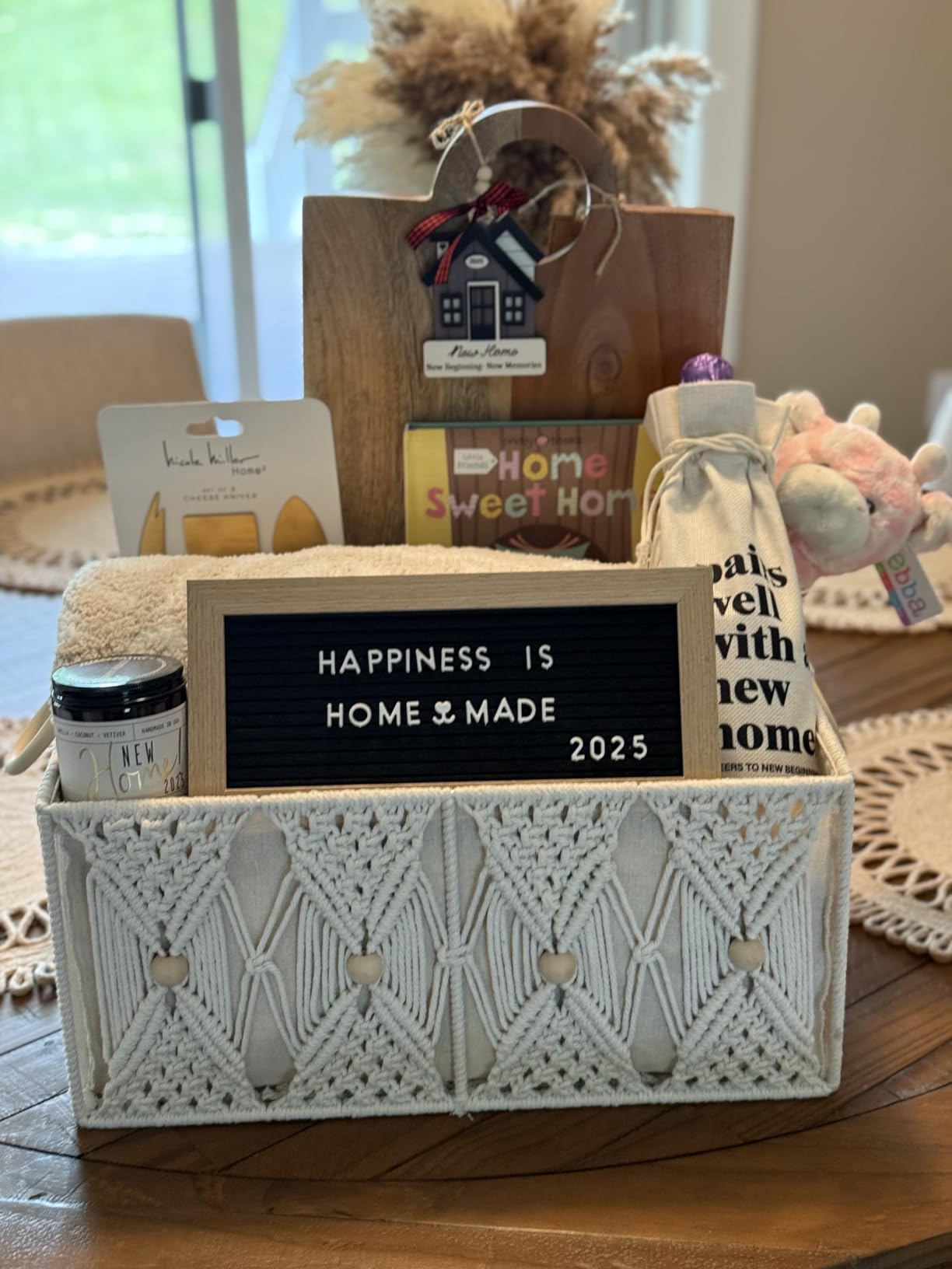 DOI-LANEE Housewarming Gifts New Home House Warming Wine Bag for Women Men | Pairs Well with a New Home Wine Bag for Homeowners, New Neighbor Welcome Home Gifts, Realtor Closing Gifts for Buyers customer photo 1