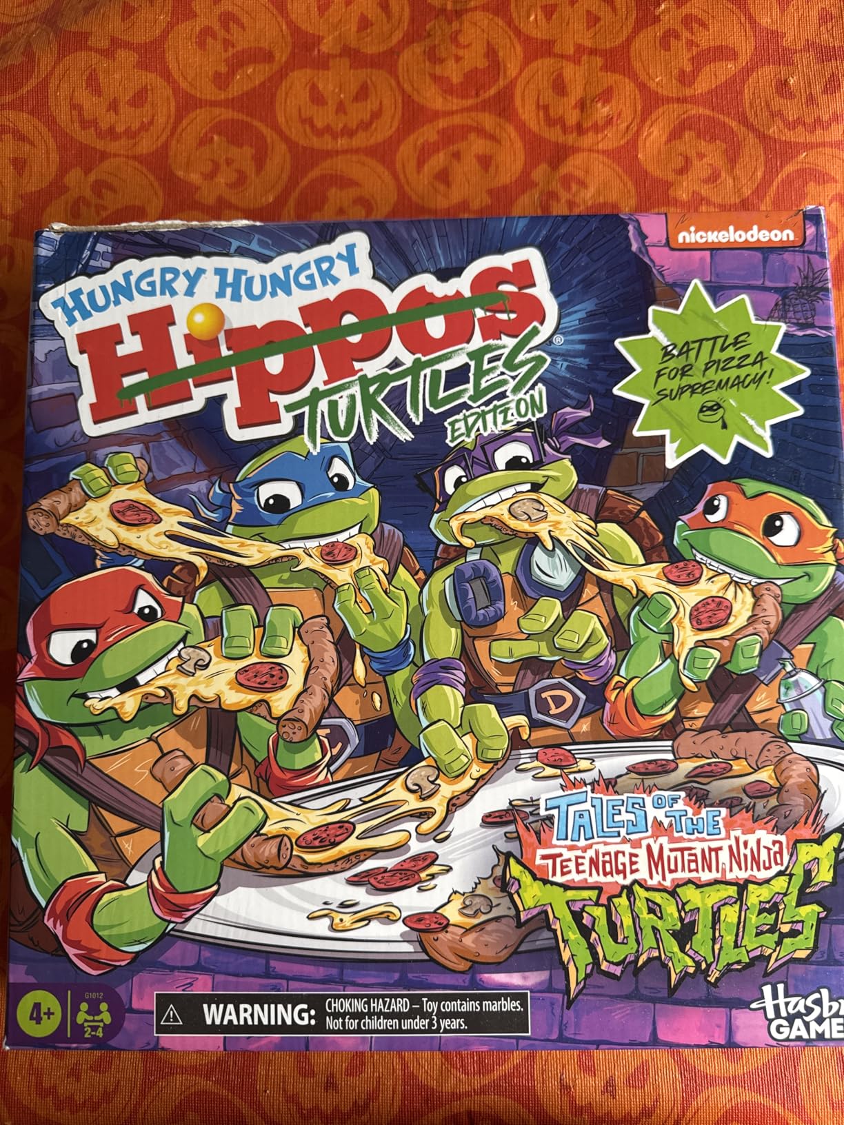 Hungry hungry Hippos: Teenage Mutant Ninja Turtles Edition Game | Ages 4 and Up | 2 to 4 Players customer photo 2