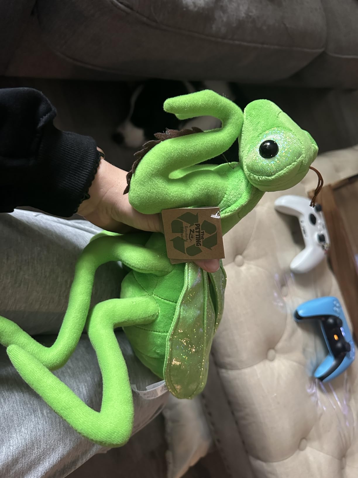 The Petting Zoo Green Praying Mantis Stuffed Animal Plush, Wild Onez, 12 in customer photo 1
