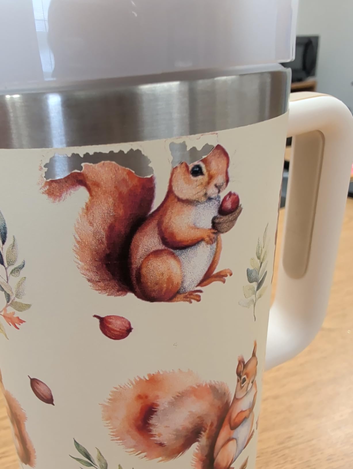 40 OZ Panda Tumbler with Handle. Panda Lover Cup Gift. 40 OZ Unique Birthday Christmas Panda Tumblers Gifts for Women Men. customer photo 2