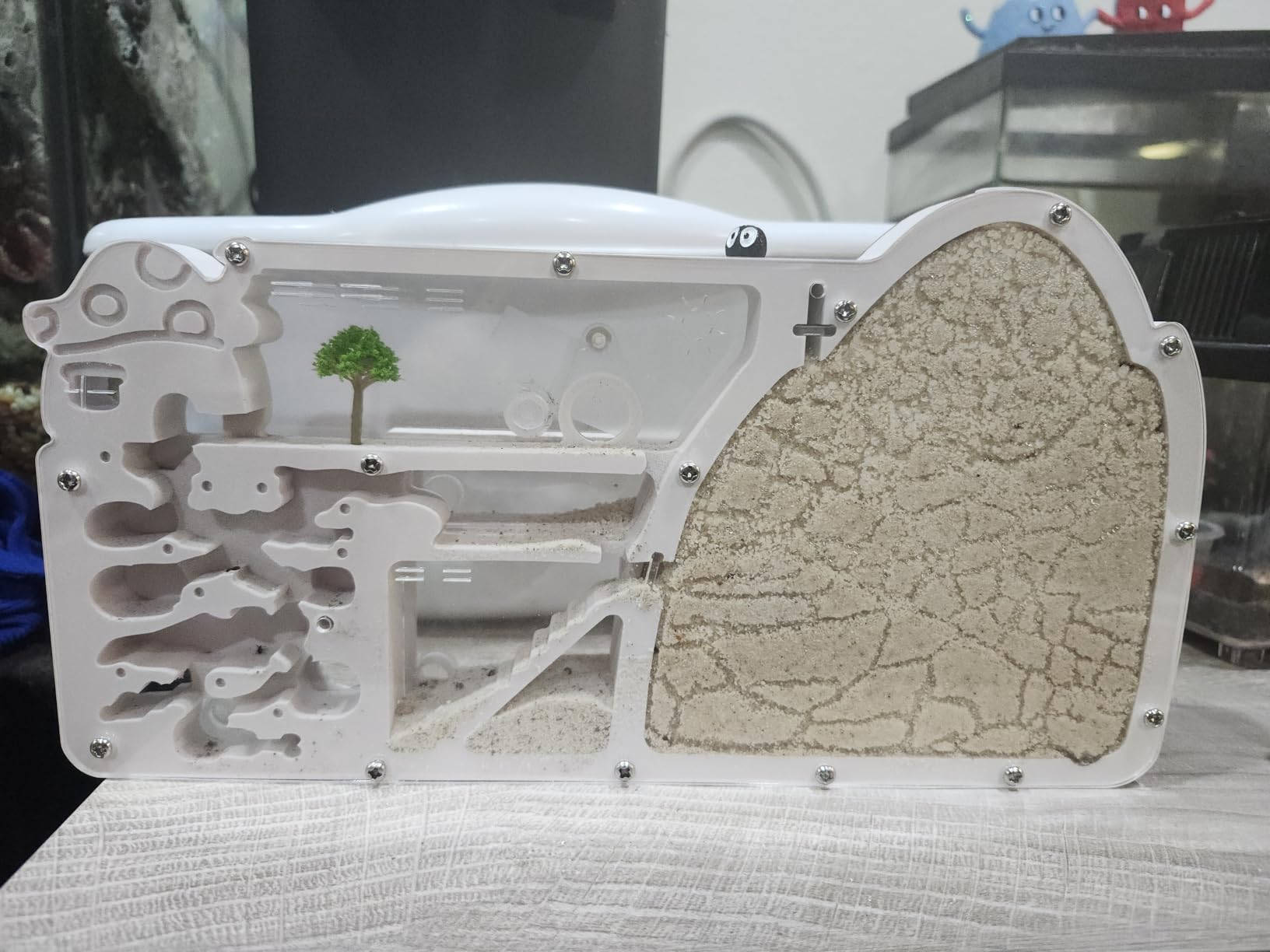 Ant Farm Castle - Large Viewing Area - Care for Live Ants - Ant Colony Observation Kits with Sand Habitat - Educational Science Gifts for Boys, Girls - Ant Farms for Kids, Adults, Student (Yellow) customer photo 1