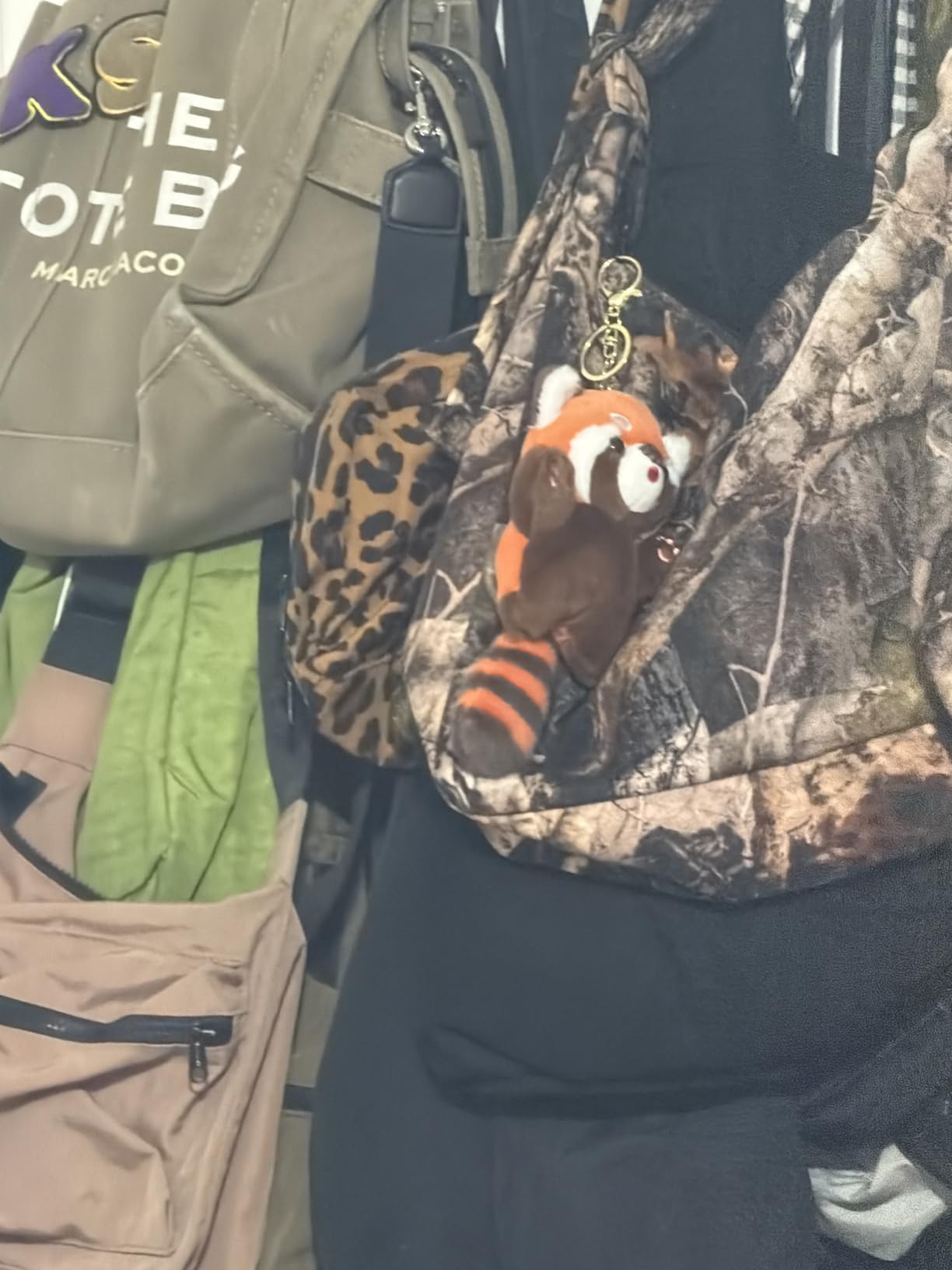 Cute Plush Red Panda Keychains Animal Key Rings Kawaii Keychain Backpacks Charms for Women Gift customer photo 1