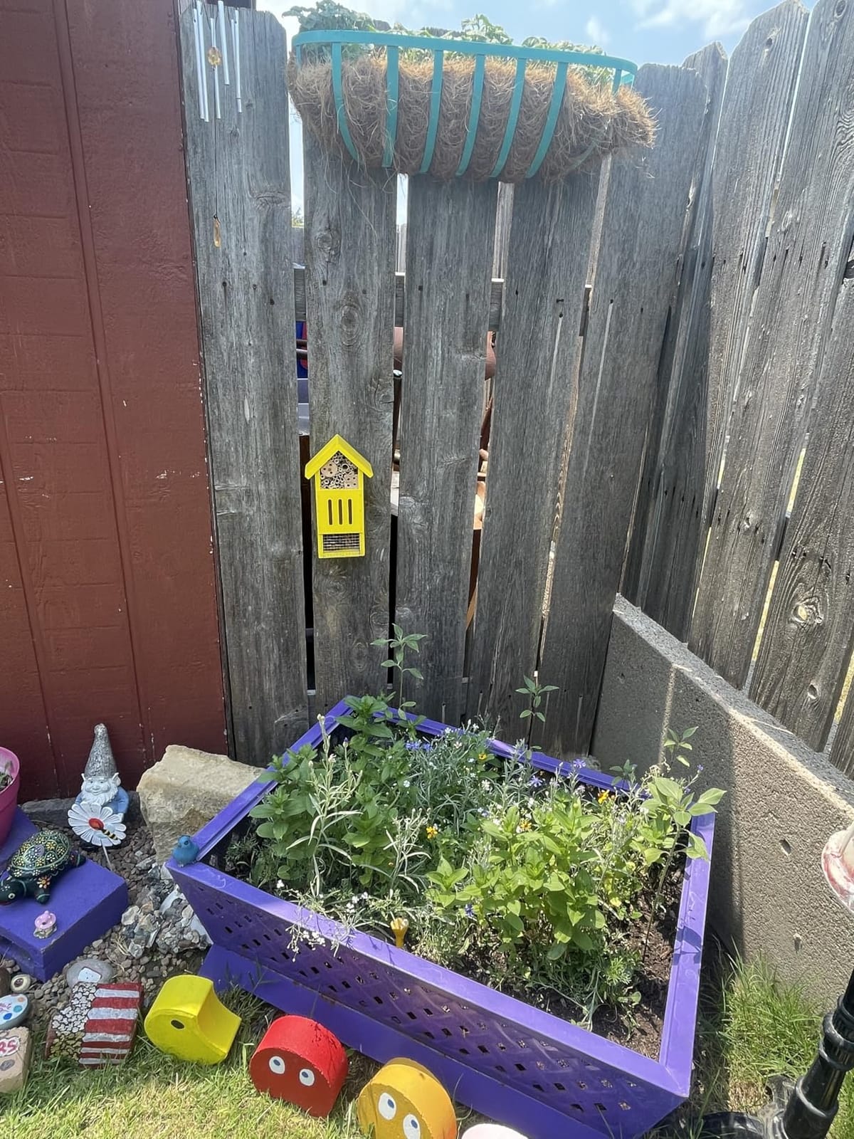 Bee House Bug Hotel & Butterfly House Wooden Insect Habitat customer photo 2