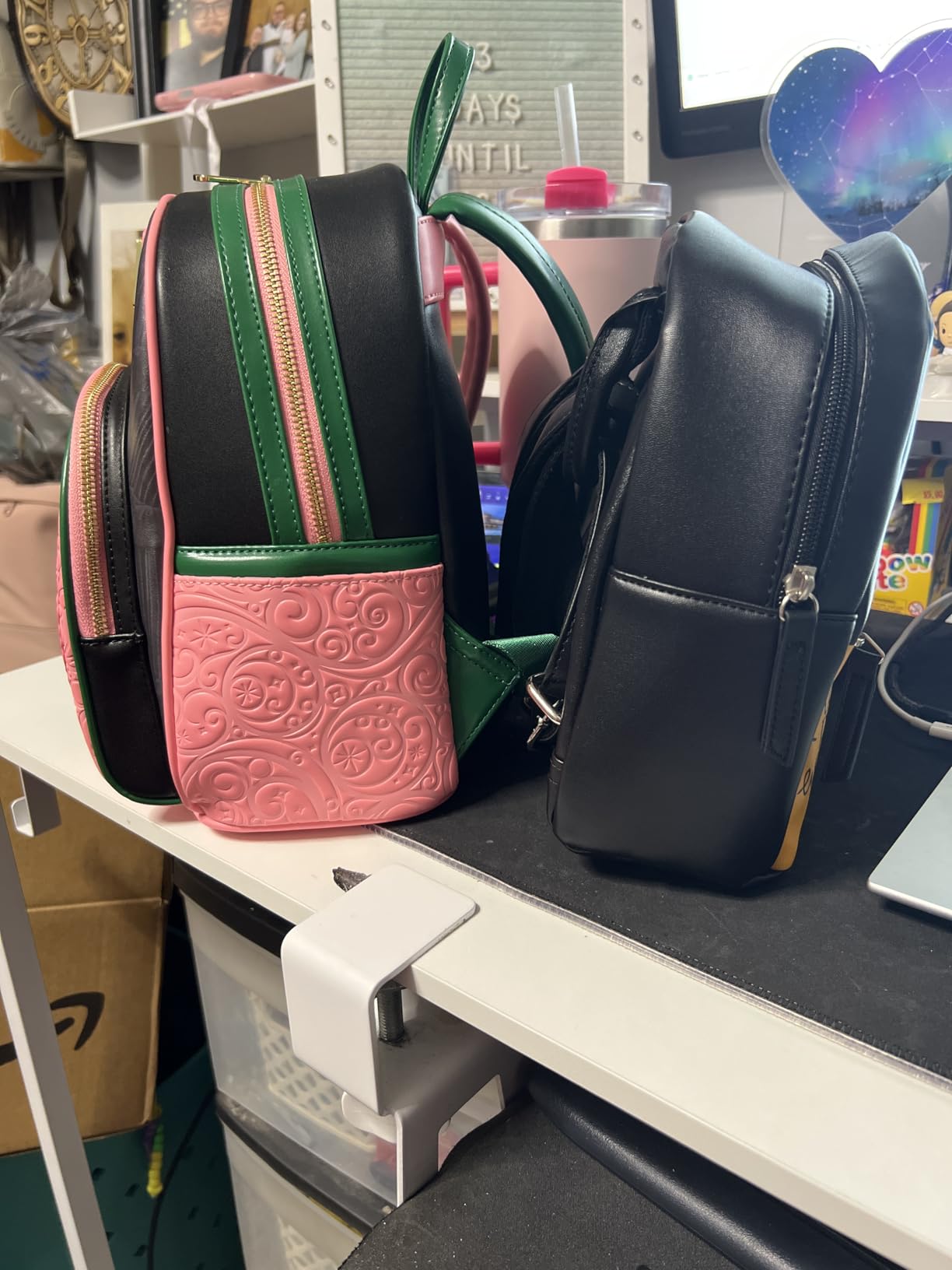 Mini Backpack for Women Dragonfly Flowers Small Leather Backpack Purse for Teen Girls Casual Daypack Daily Use Shoulder Bag with Zipper for Ladies Travel Rucksack customer photo 1